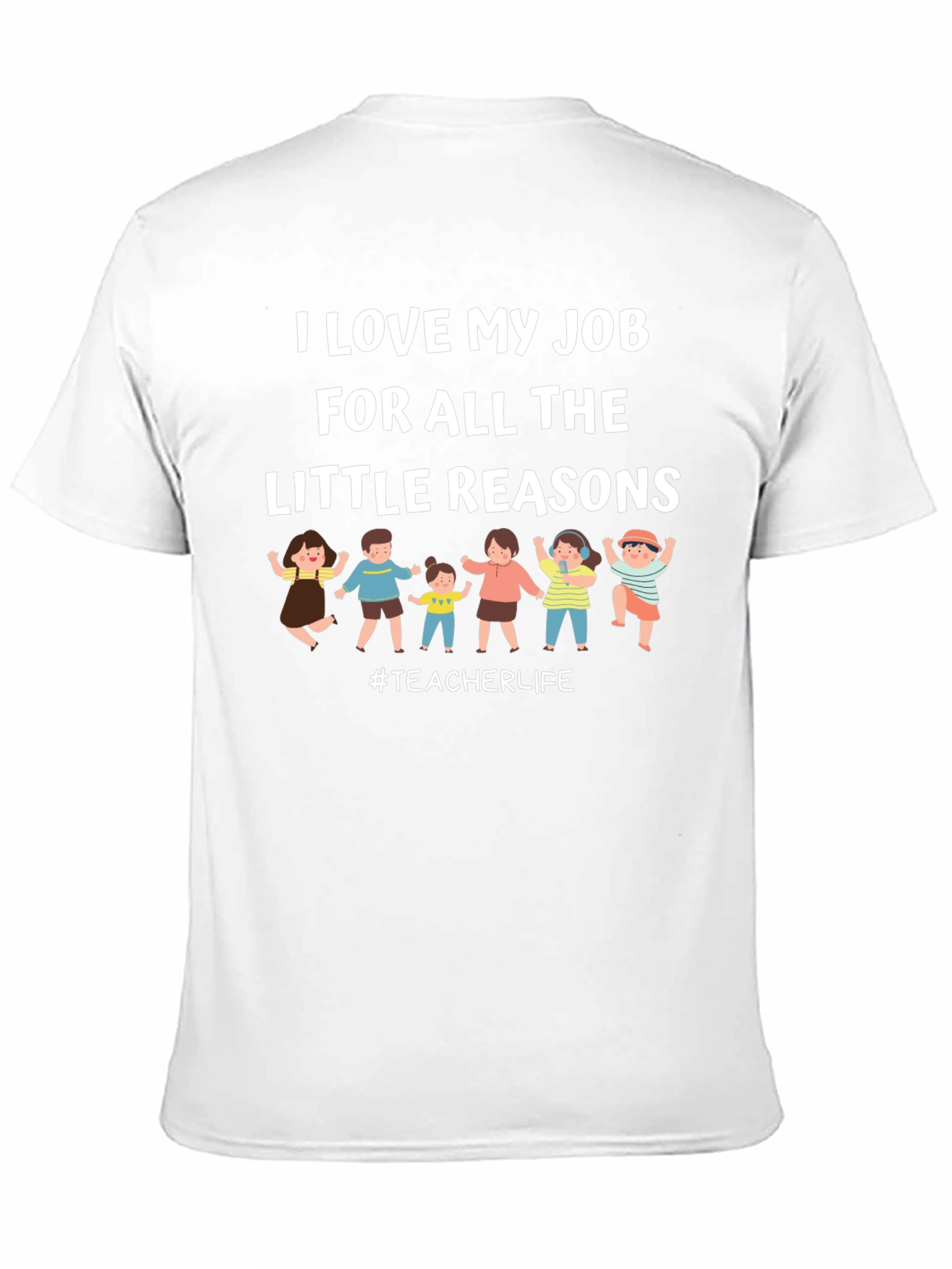 Black Teacher Life T-Shirt - I Love My Job view 11