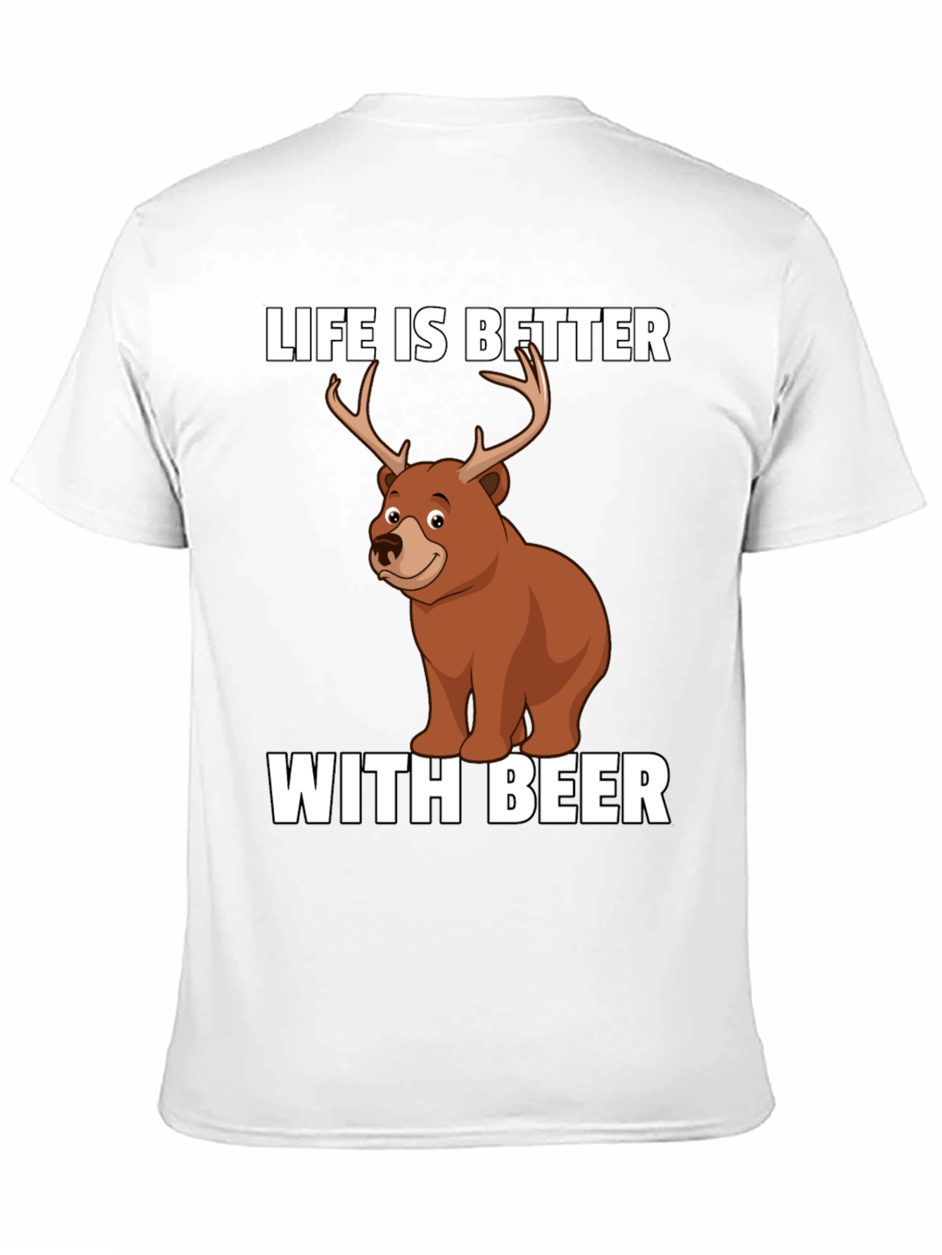 Black Life is Better with Beer Funny Graphic T-Shirt view 11