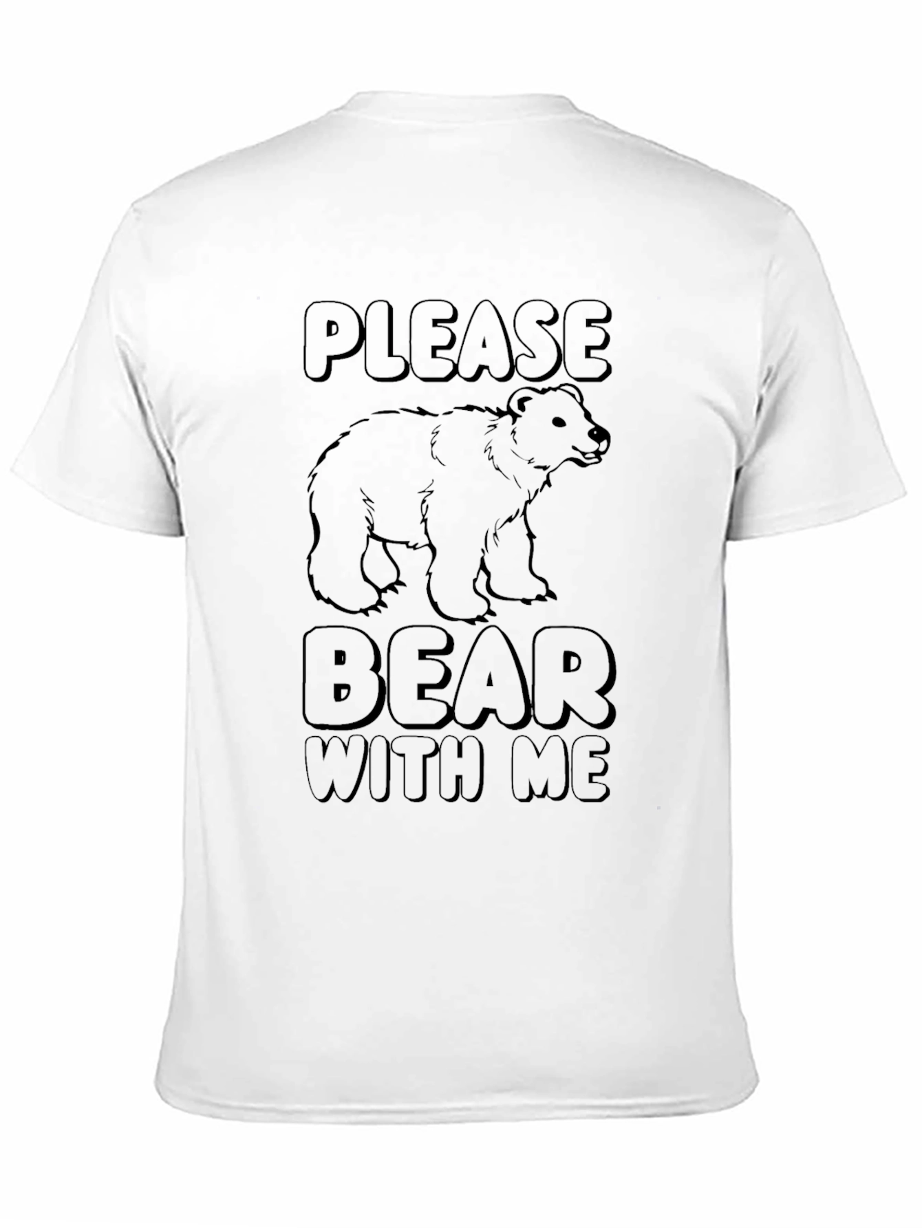 Please Bear With Me Graphic T-Shirt - Black - 11