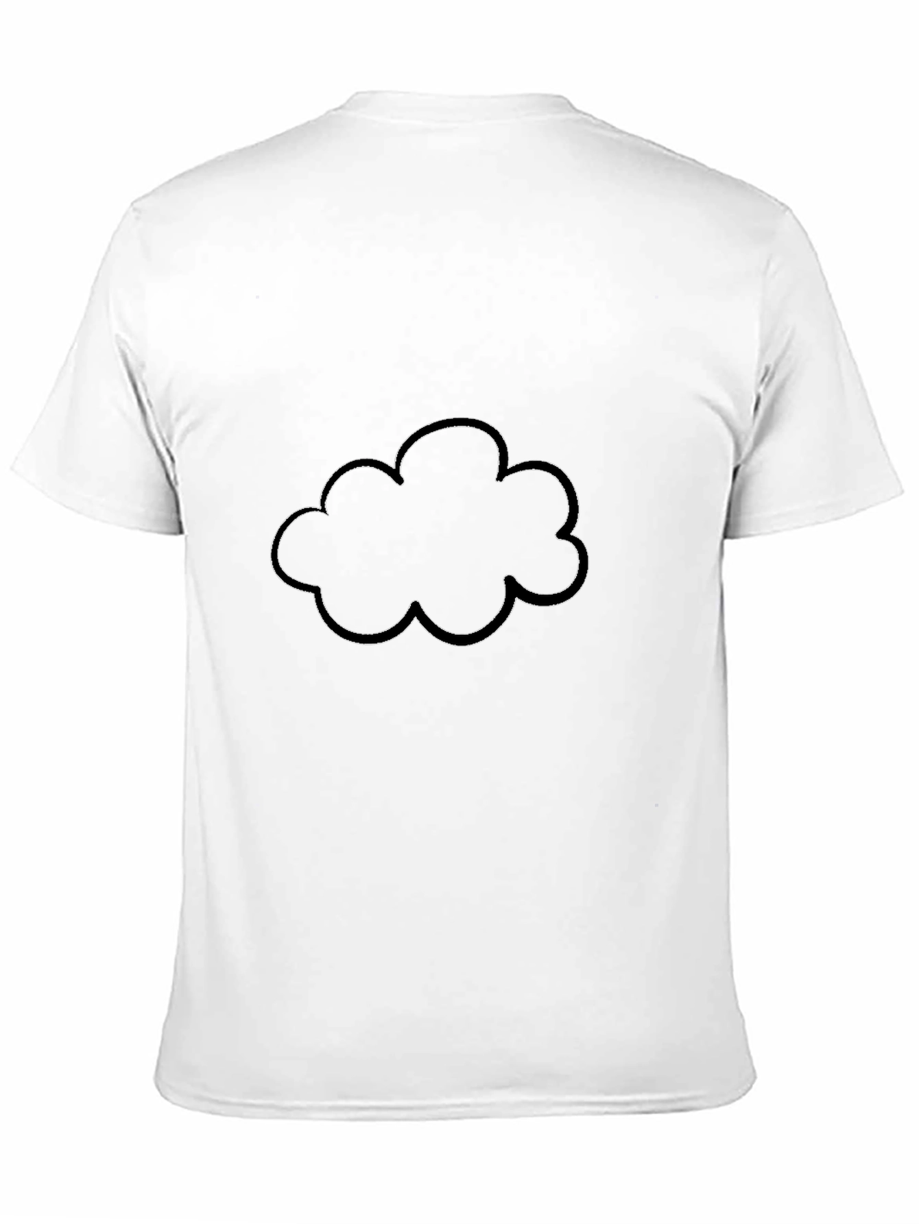 Black Cloud Graphic Black T-Shirt view 11