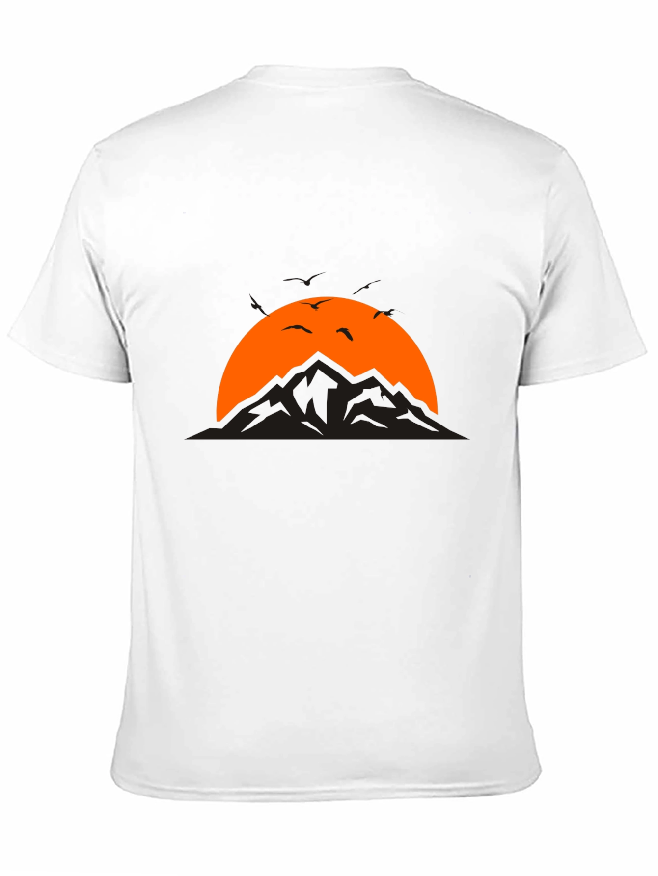 Black Mountain Sunset Graphic Tee - Black T-Shirt view 11
