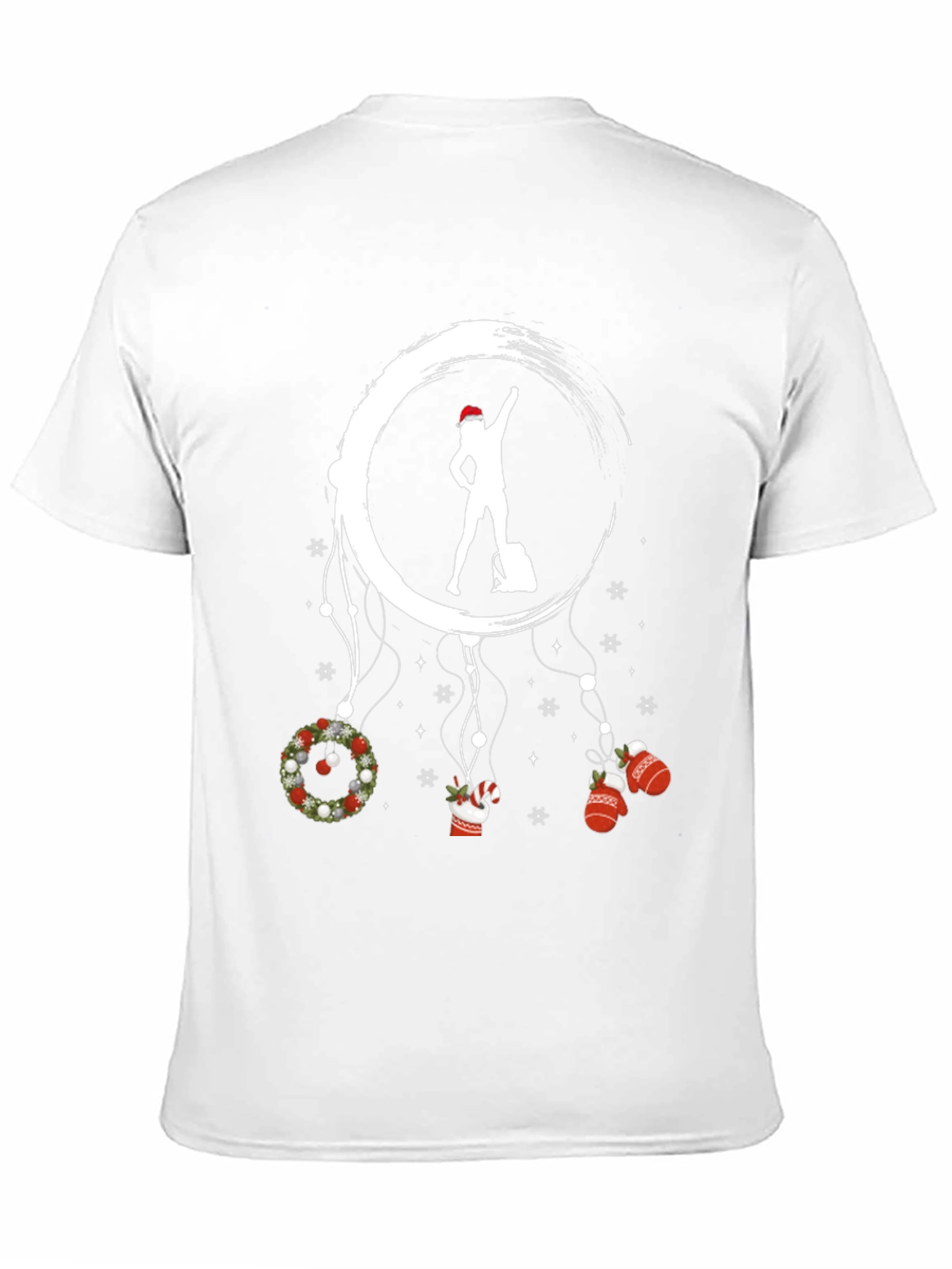 Black Holiday Dream Catcher Graphic T-Shirt view 11