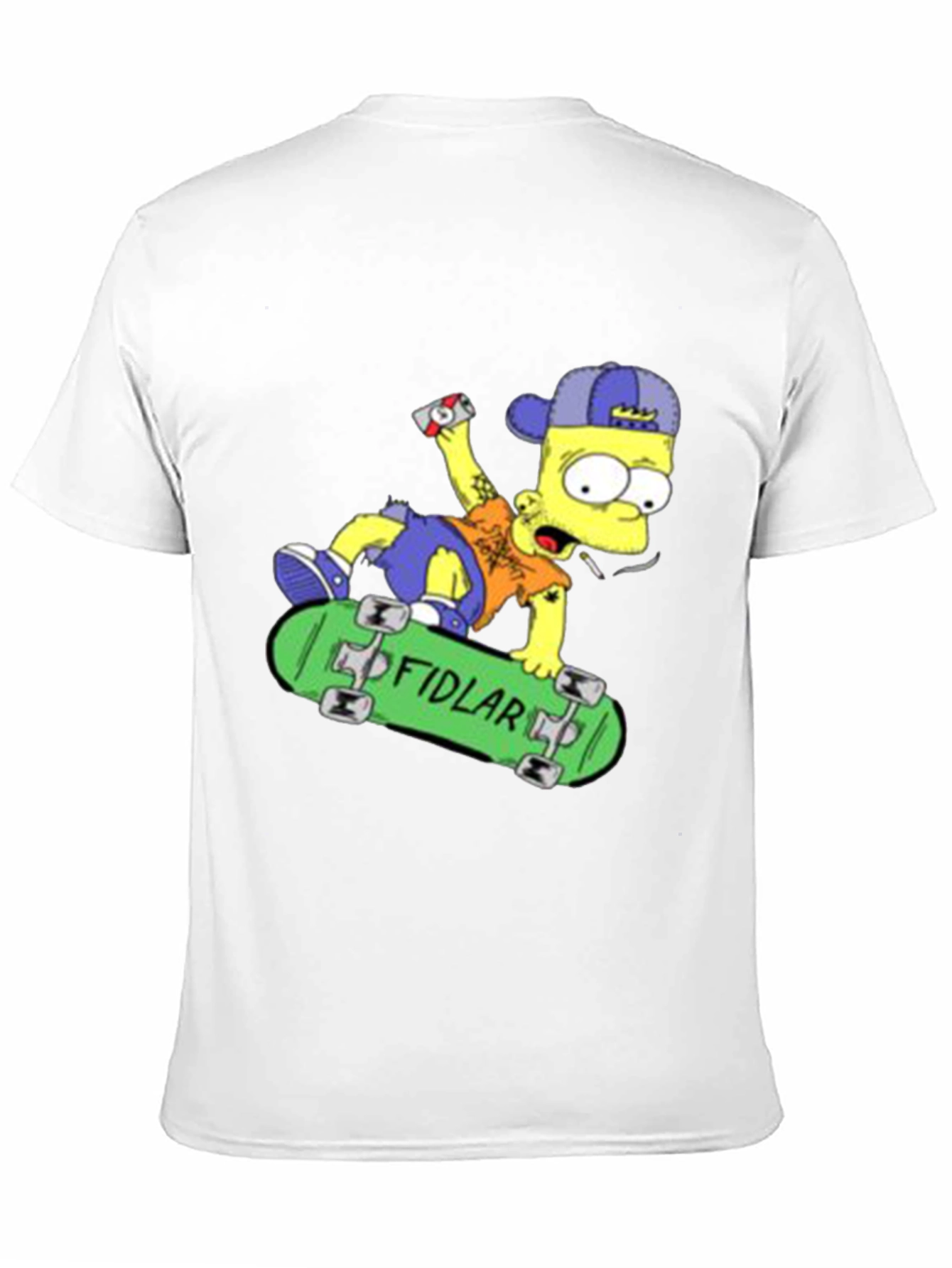 Black Bart Simpson Skateboard Graphic T-Shirt view 11