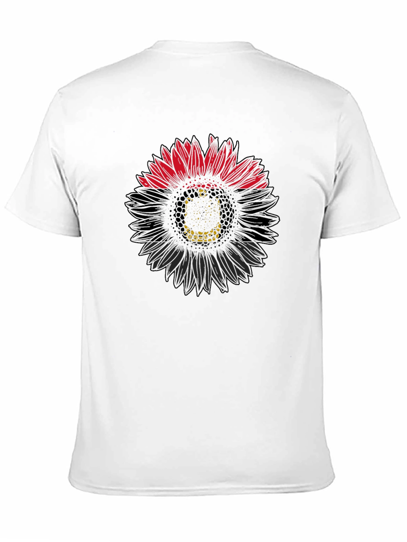 Black Sunflower Graphic Tee - Modern Casual Style view 11