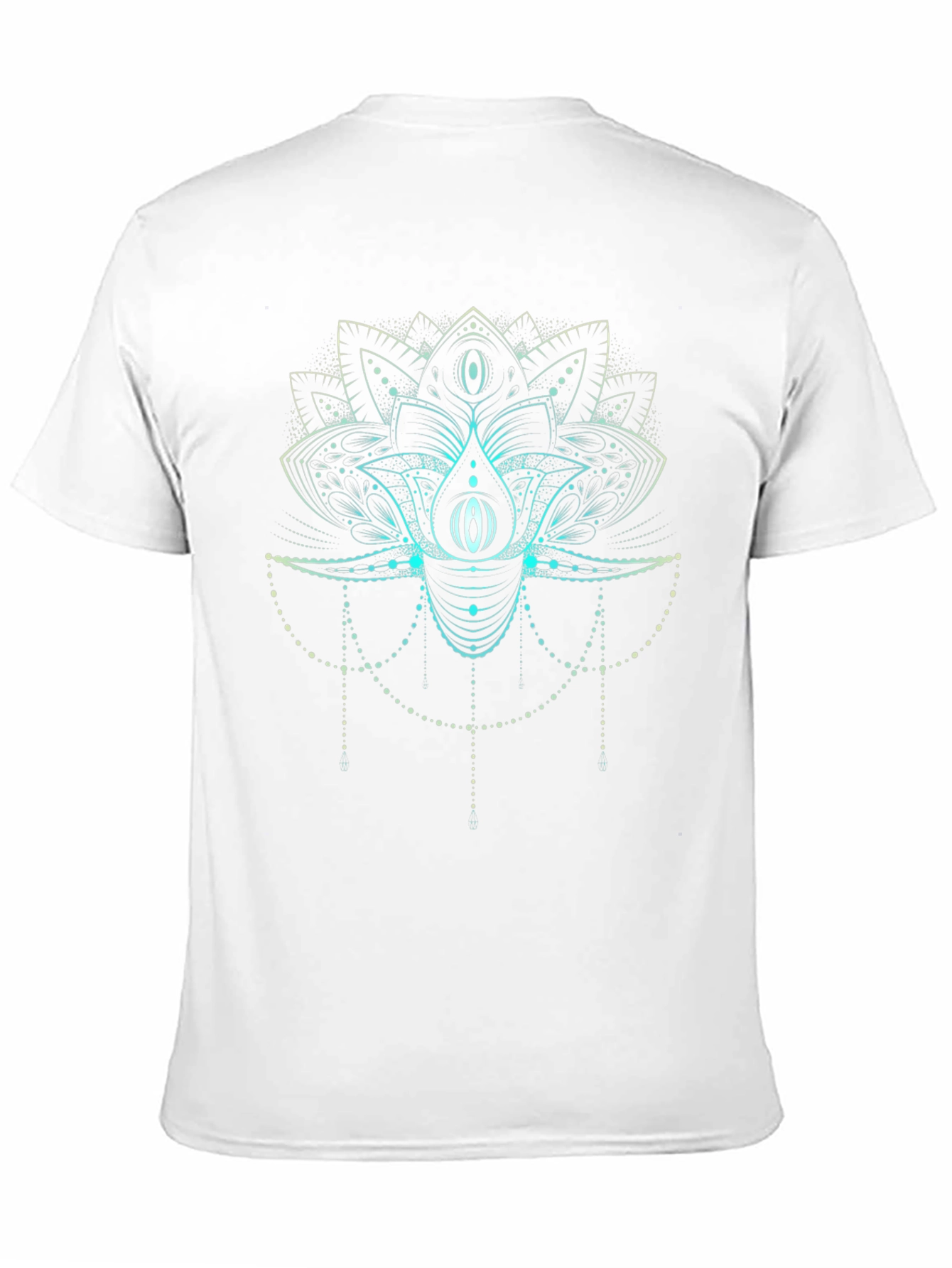 Black Mystic Lotus Graphic Tee - Black view 11