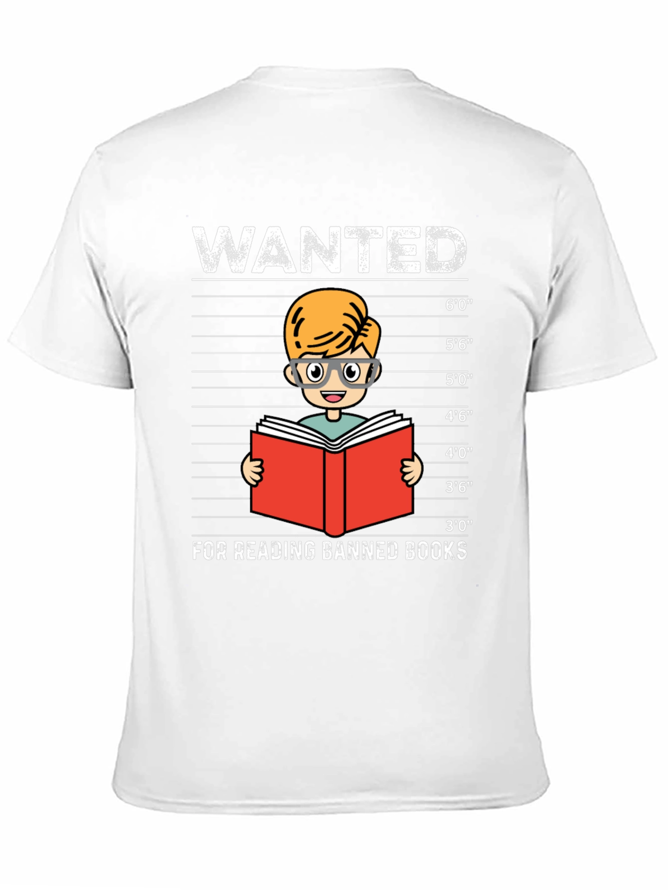Black Wanted For Reading Banned Books T-Shirt view 11