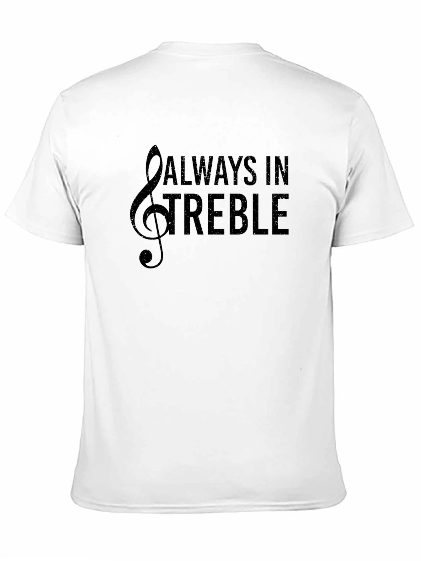 Black Always In Treble Black Graphic T-Shirt view 11