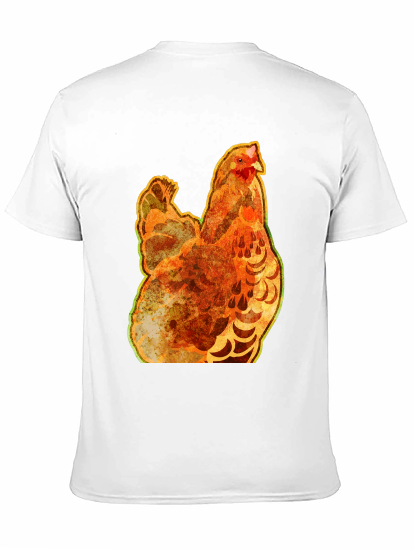 Black Chicken Graphic Tee - Quirky Animal Shirt view 11