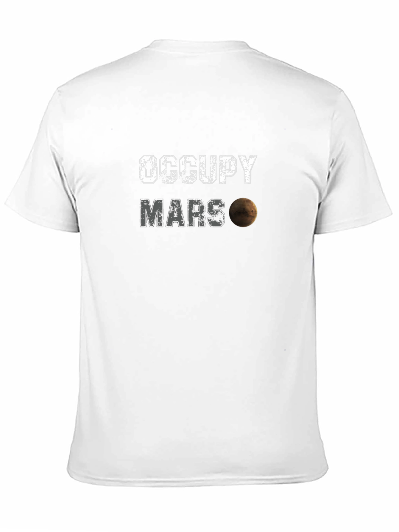 Black Occupy Mars Graphic T-Shirt - Space Exploration Tee view 11