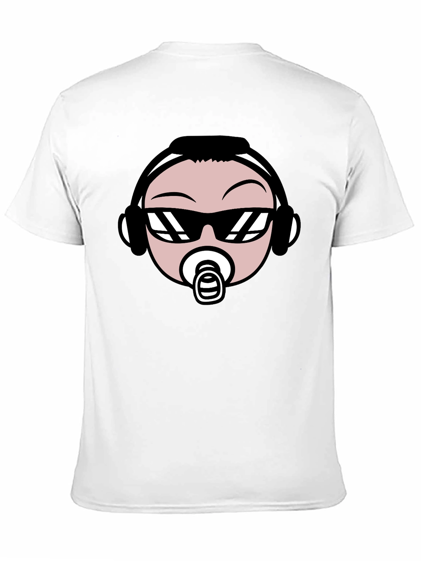 Black Cool Baby DJ T-Shirt - Black Cotton Graphic Tee view 11