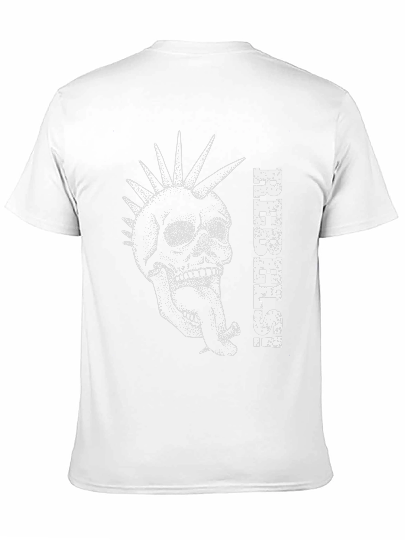 Black Rebels Skull Graphic Black T-Shirt view 11