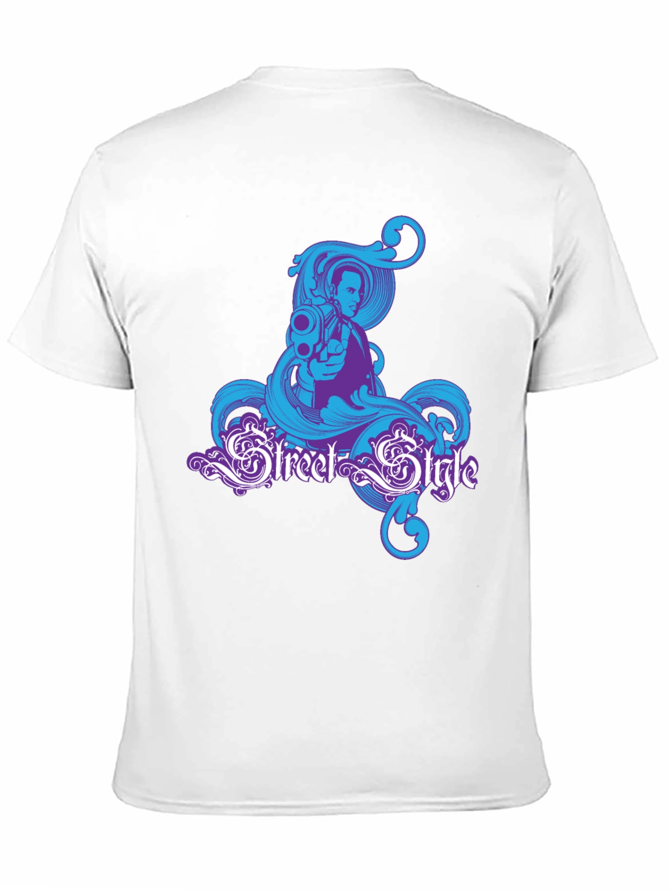 Black Street Style Graphic Tee view 11