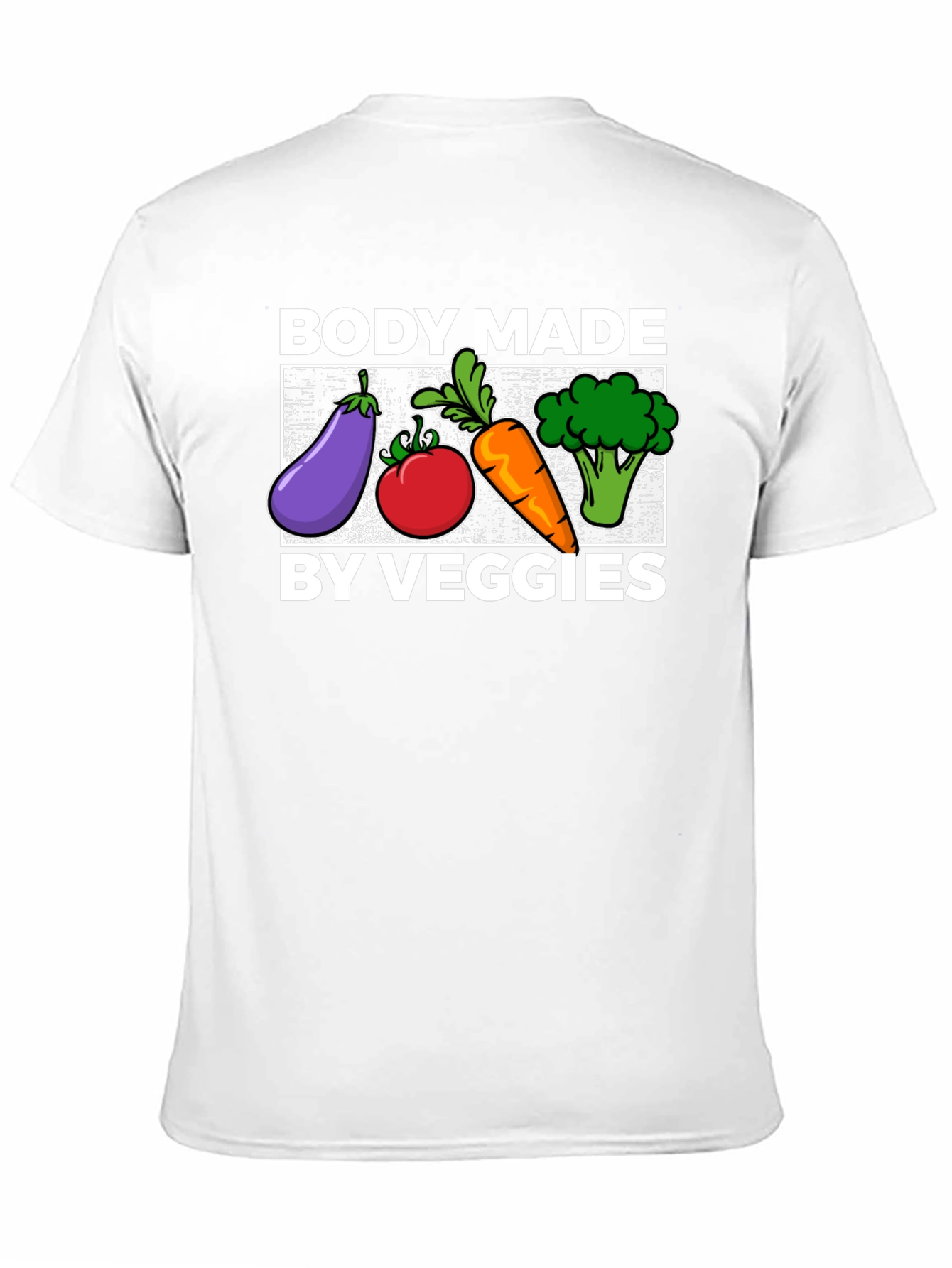 Body Made By Veggies Graphic T-Shirt - 11