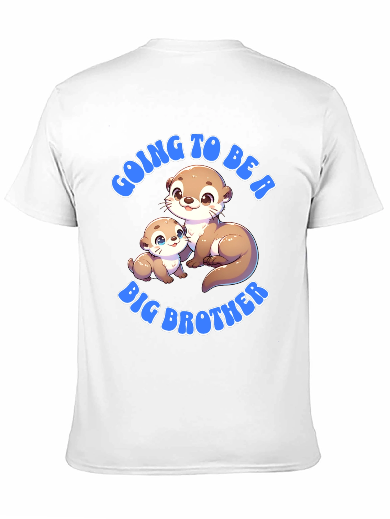 Black Going to be a Big Brother Otter T-Shirt view 11
