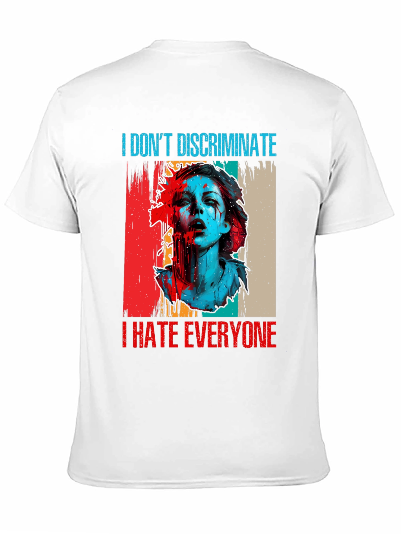 Black I Hate Everyone Graphic Tee view 11