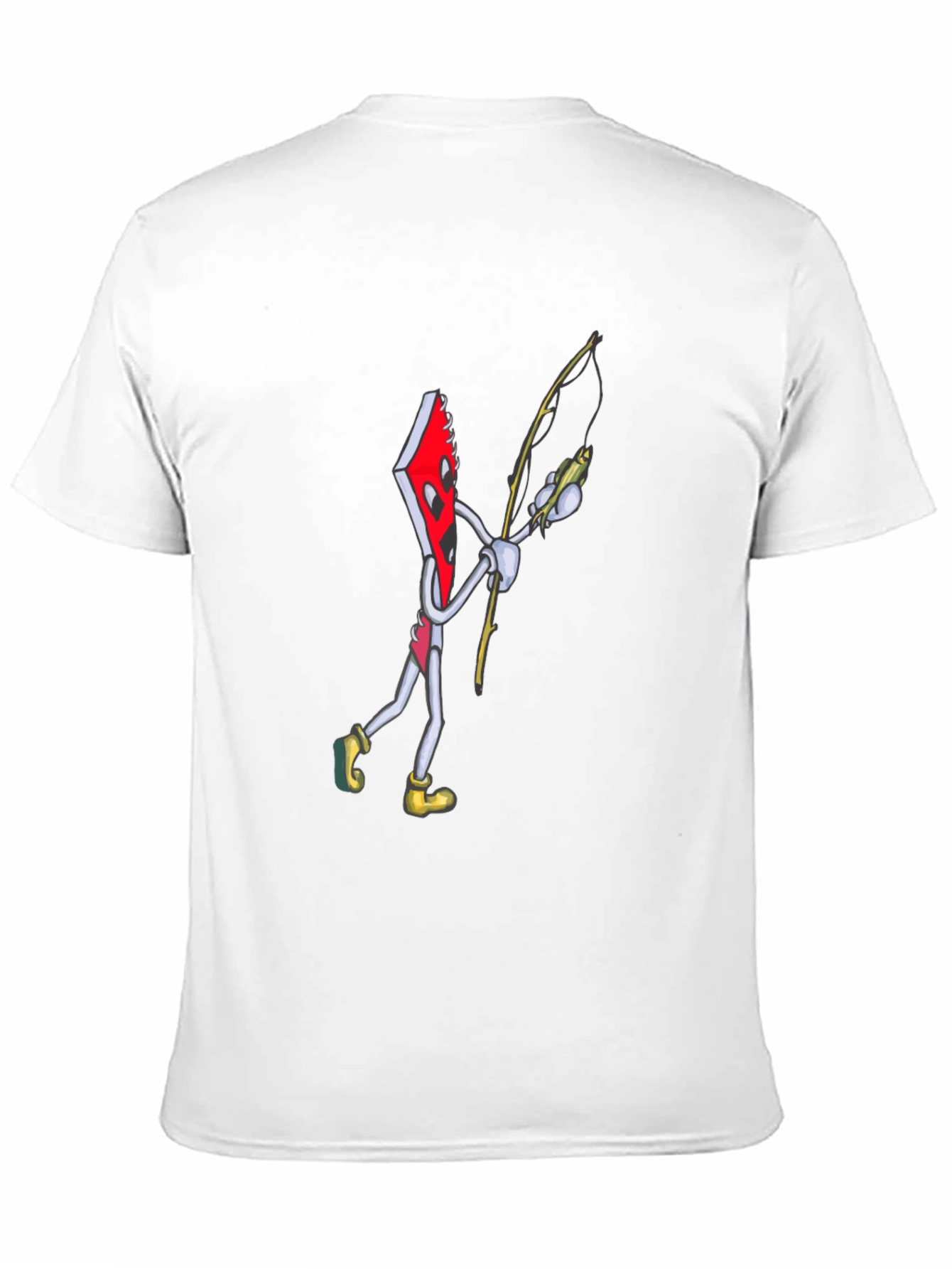 Black Notebook Fishing Cartoon Graphic T-Shirt view 11