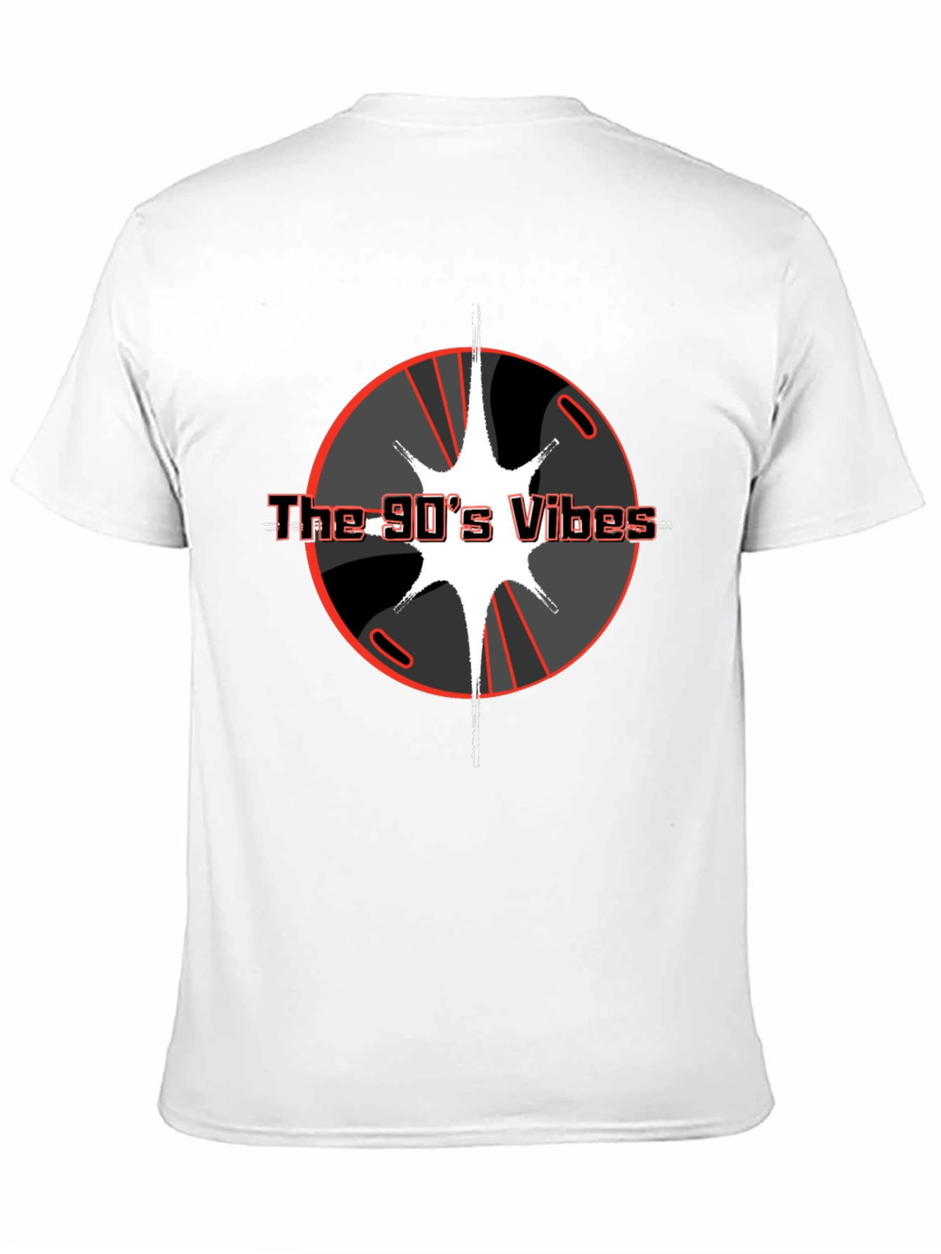 Black The 90's Vibes Graphic T-Shirt view 11