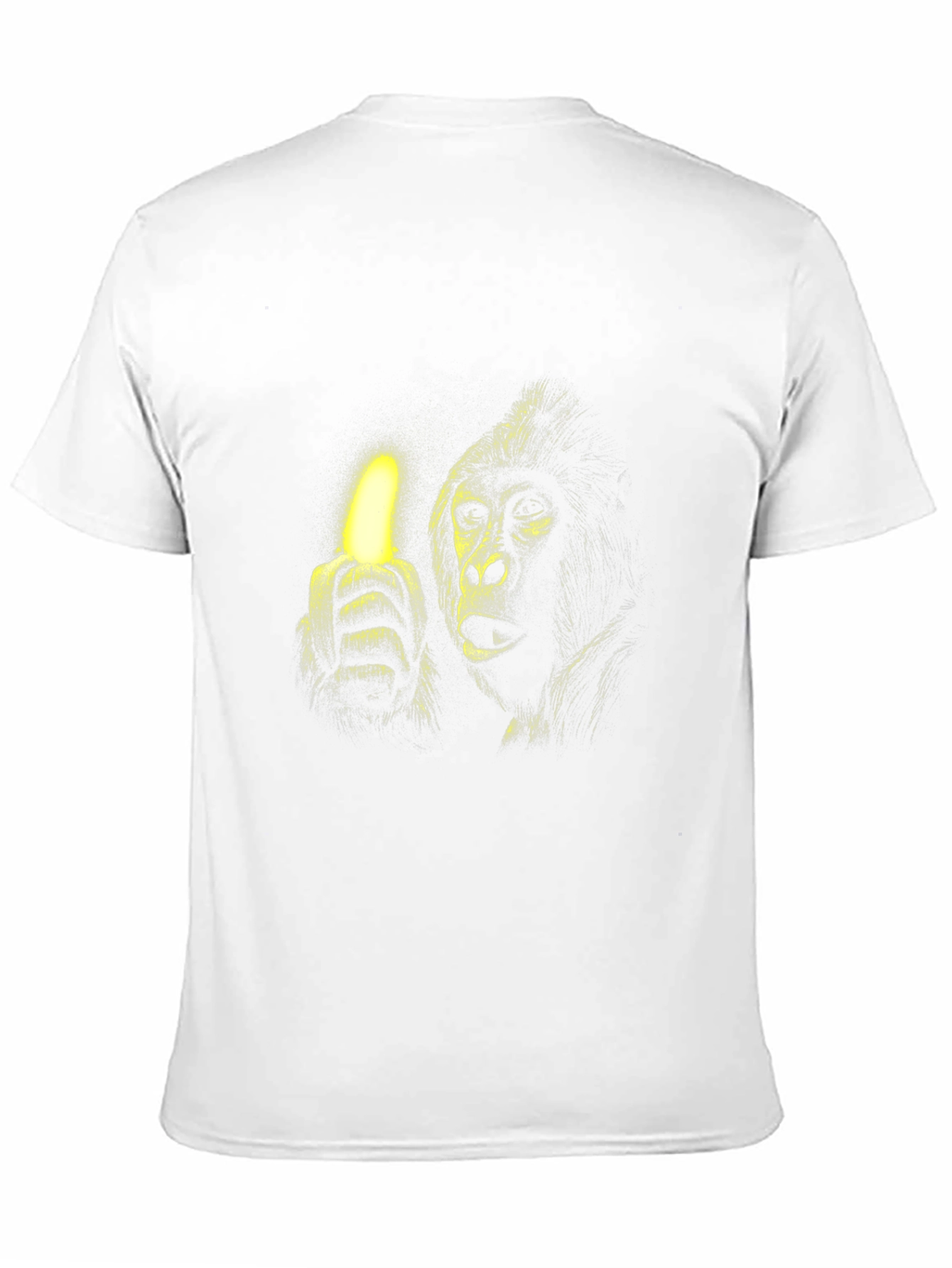 Black Gorilla Banana T-Shirt - Unique Graphic Tee view 11