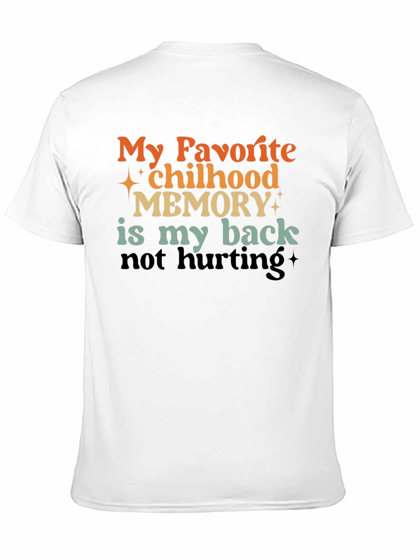 Black Retro 'My Favorite Childhood' Graphic Tee view 11