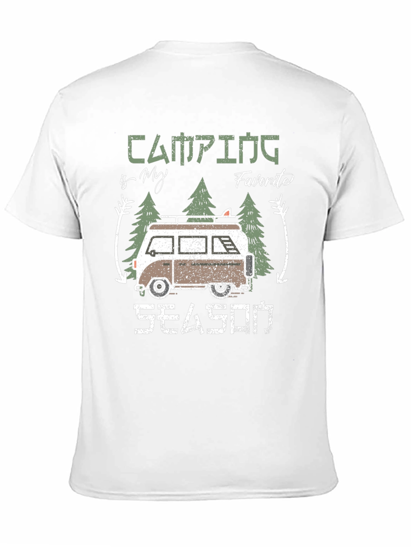 Black Camping is My Favorite Season Graphic T-Shirt view 11
