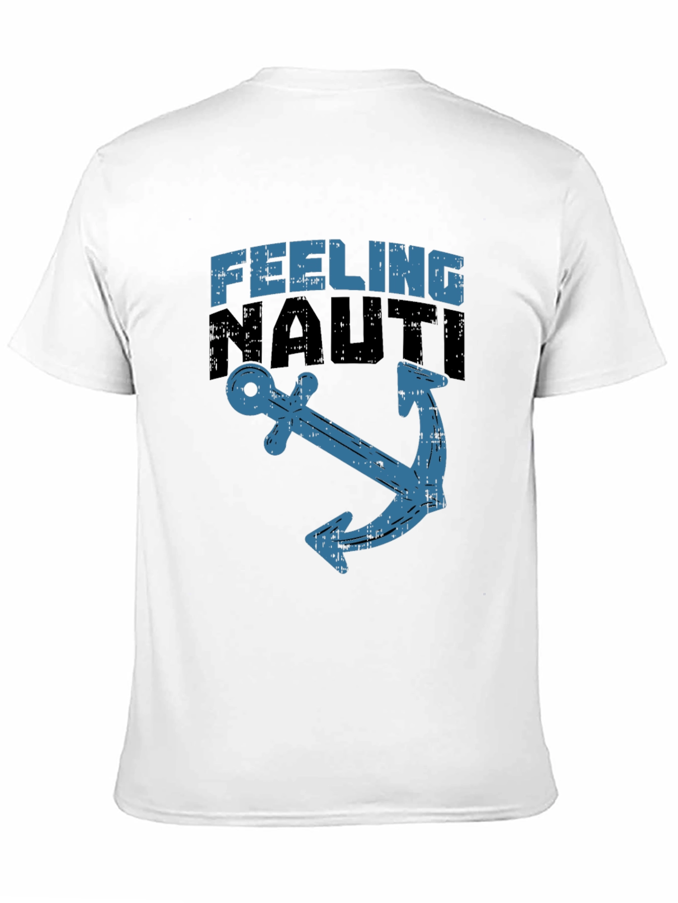 Black Feeling Nauti Anchor Graphic Tee - Black view 11