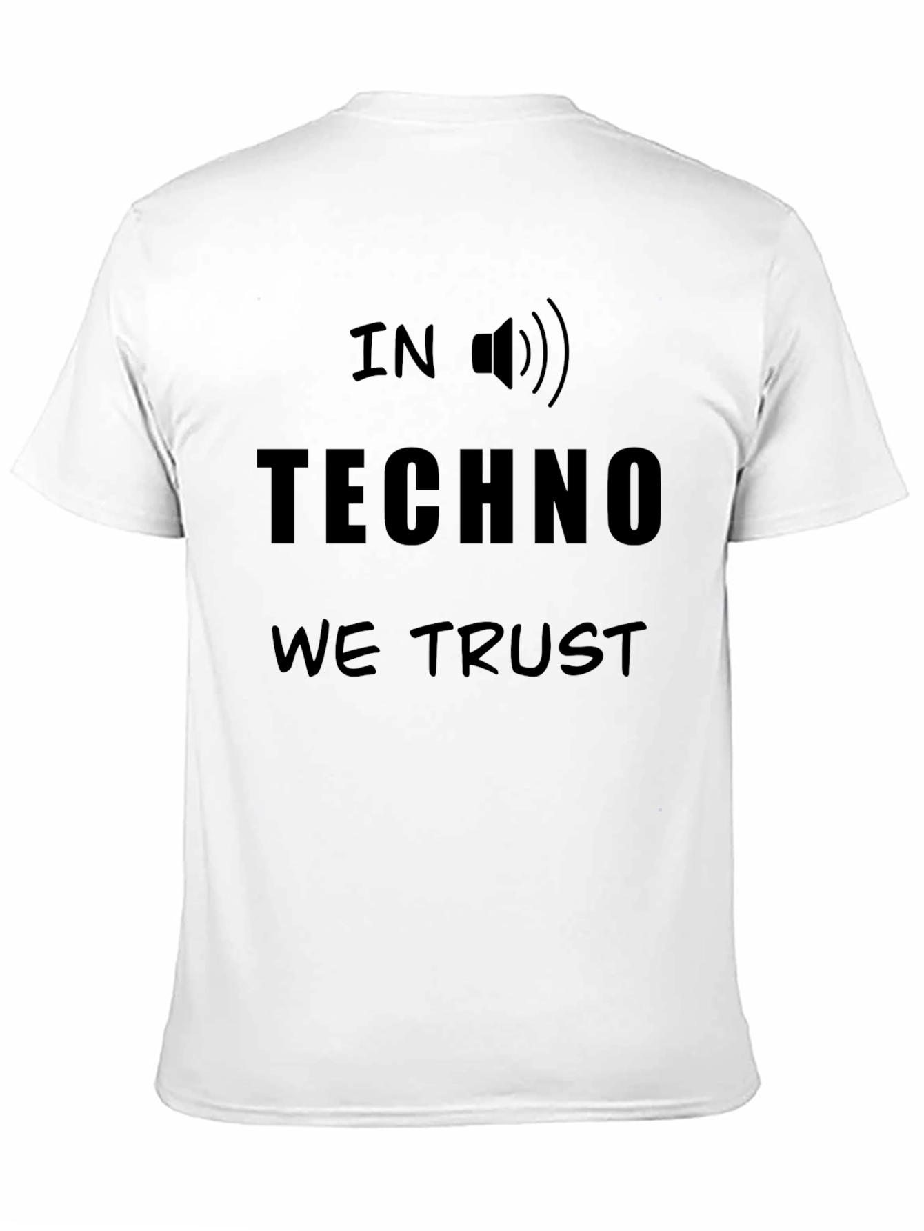 Black In Techno We Trust Black Graphic Tee view 11