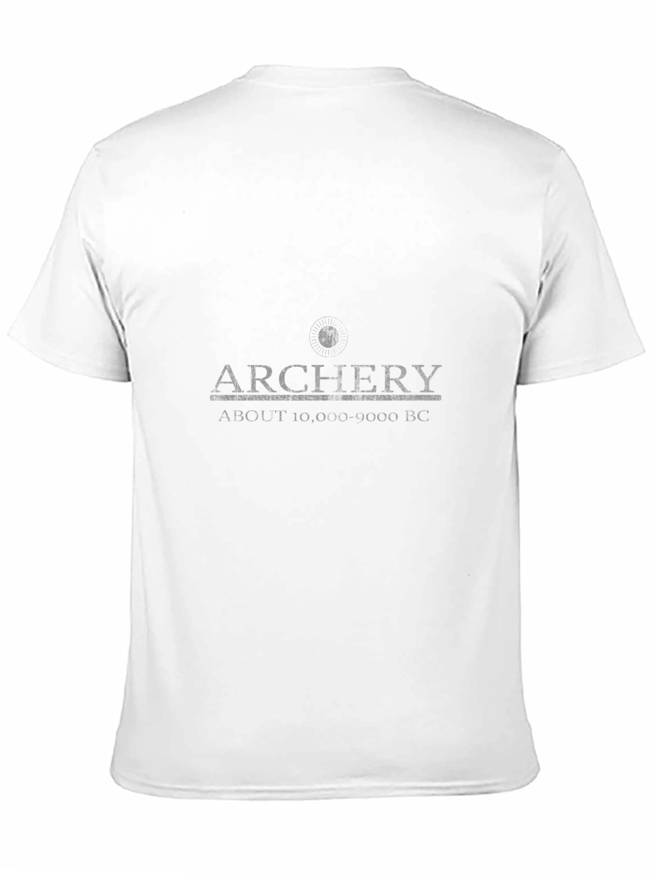 Black Archery Graphic Tee -  Black Cotton Casual T-Shirt view 11