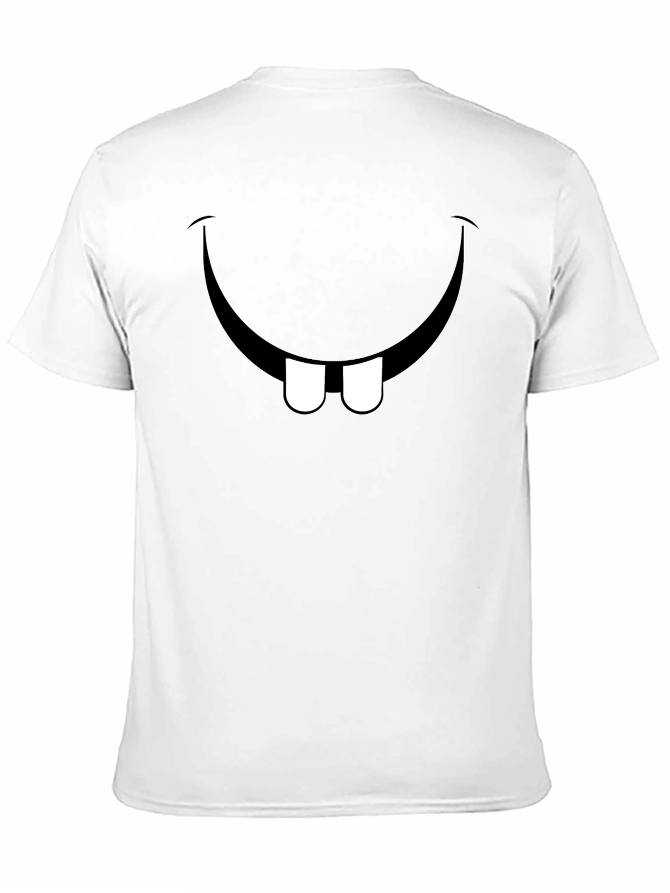 Black Funny Toothy Smile Black T-Shirt view 11