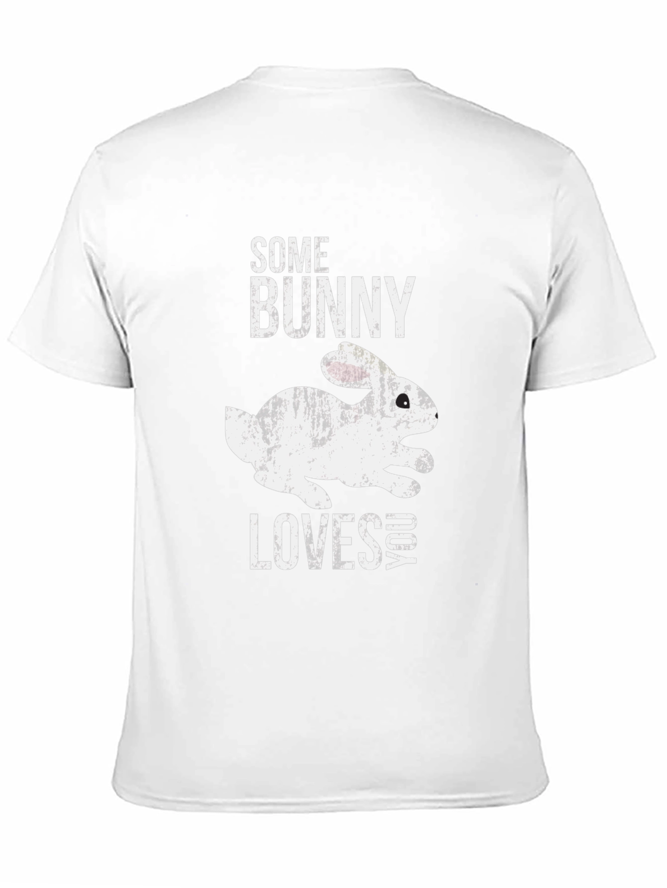 Black Some Bunny Loves You T-Shirt view 11