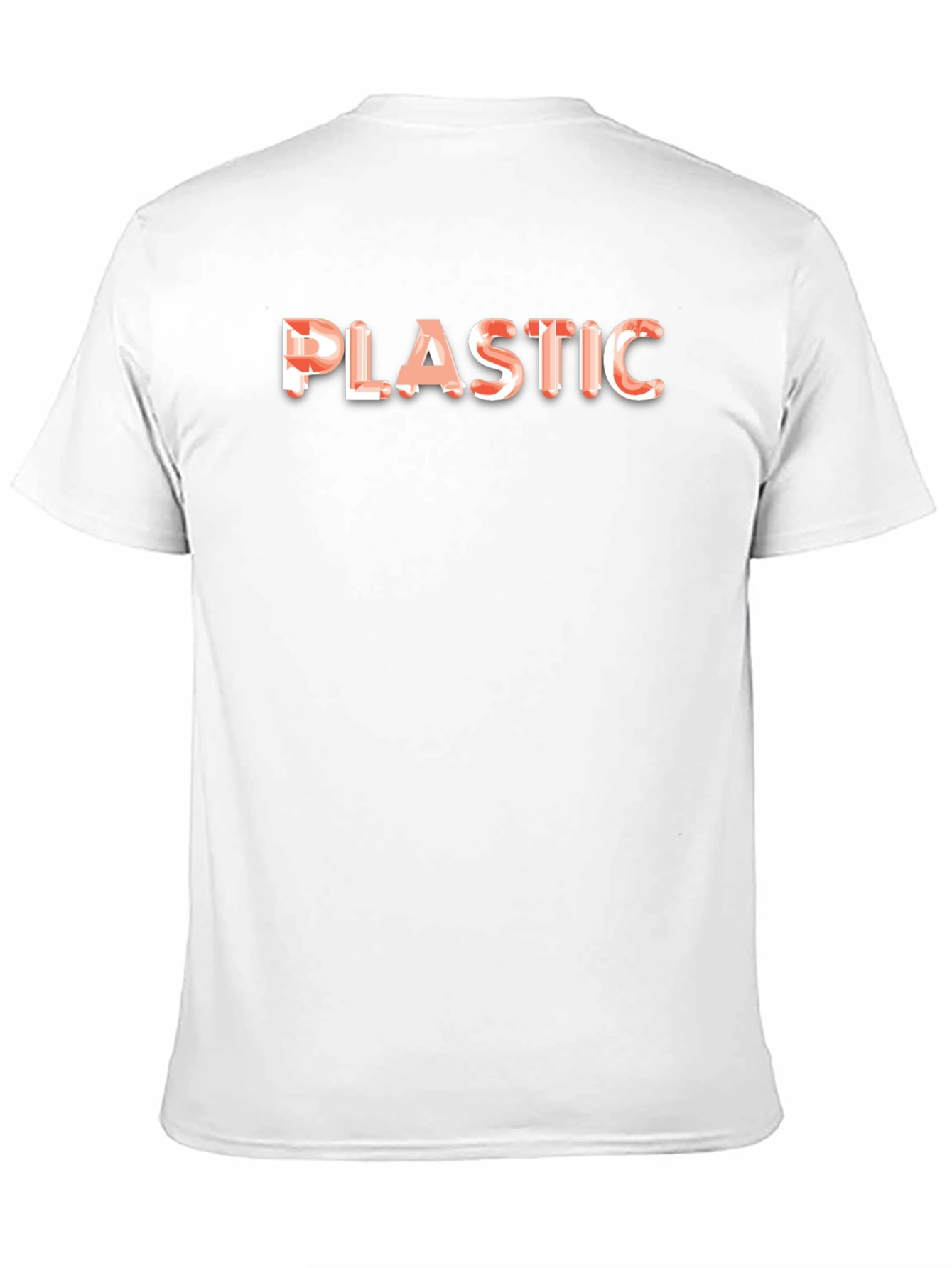 Black Plastic Graphic Tee - Bold Statement Shirt view 11