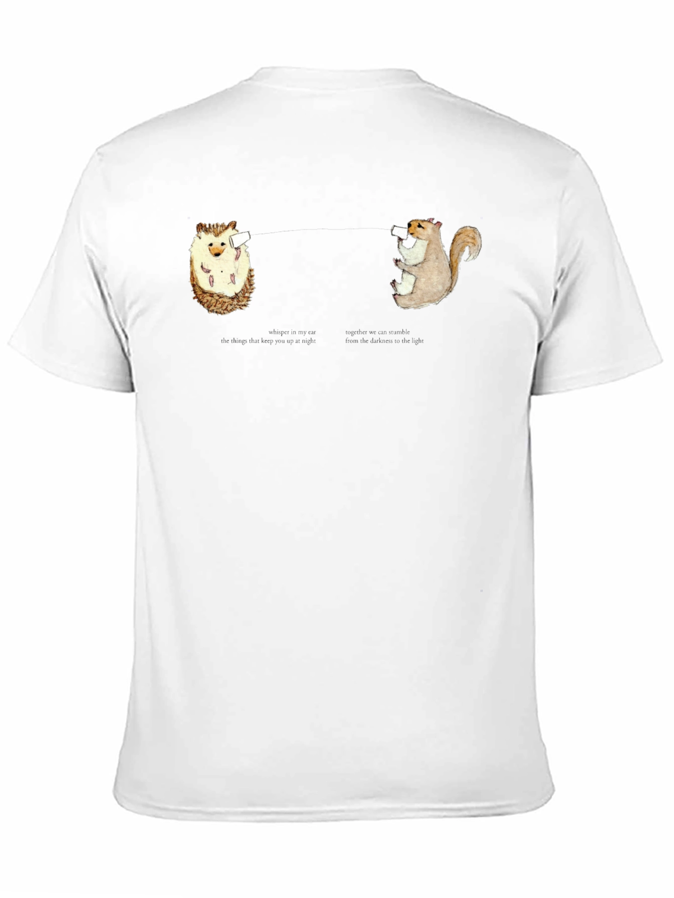 Black Drinking Animals Graphic T-Shirt view 11