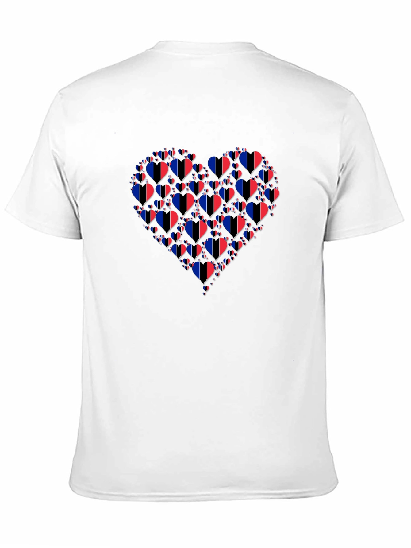 Black Heart Flag T-Shirt - Stylish Graphic Tee for Everyday Wear view 11