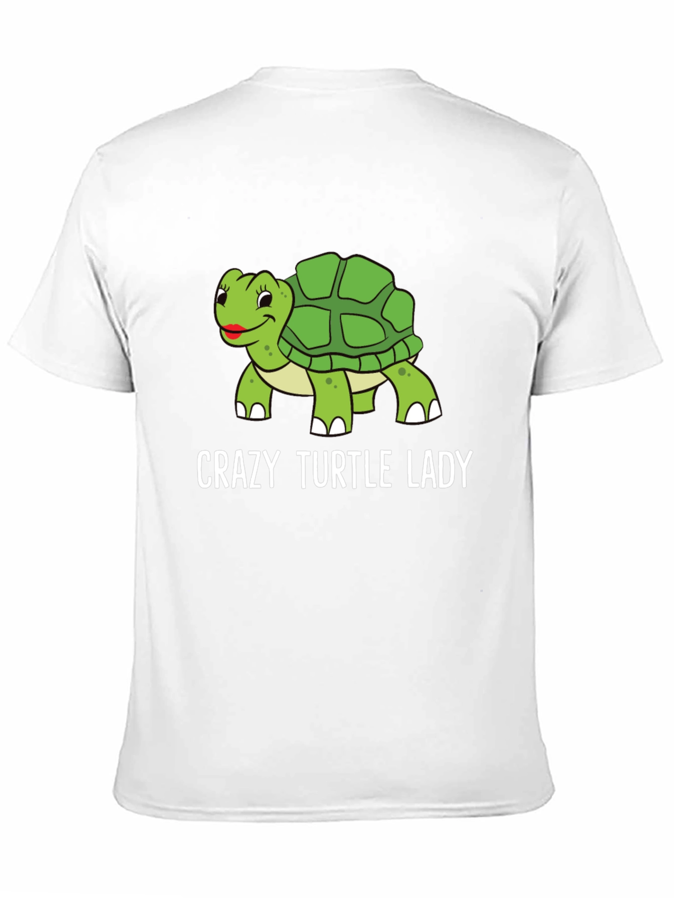 Black Crazy Turtle Lady T-Shirt - Funny Turtle Lover Tee view 11