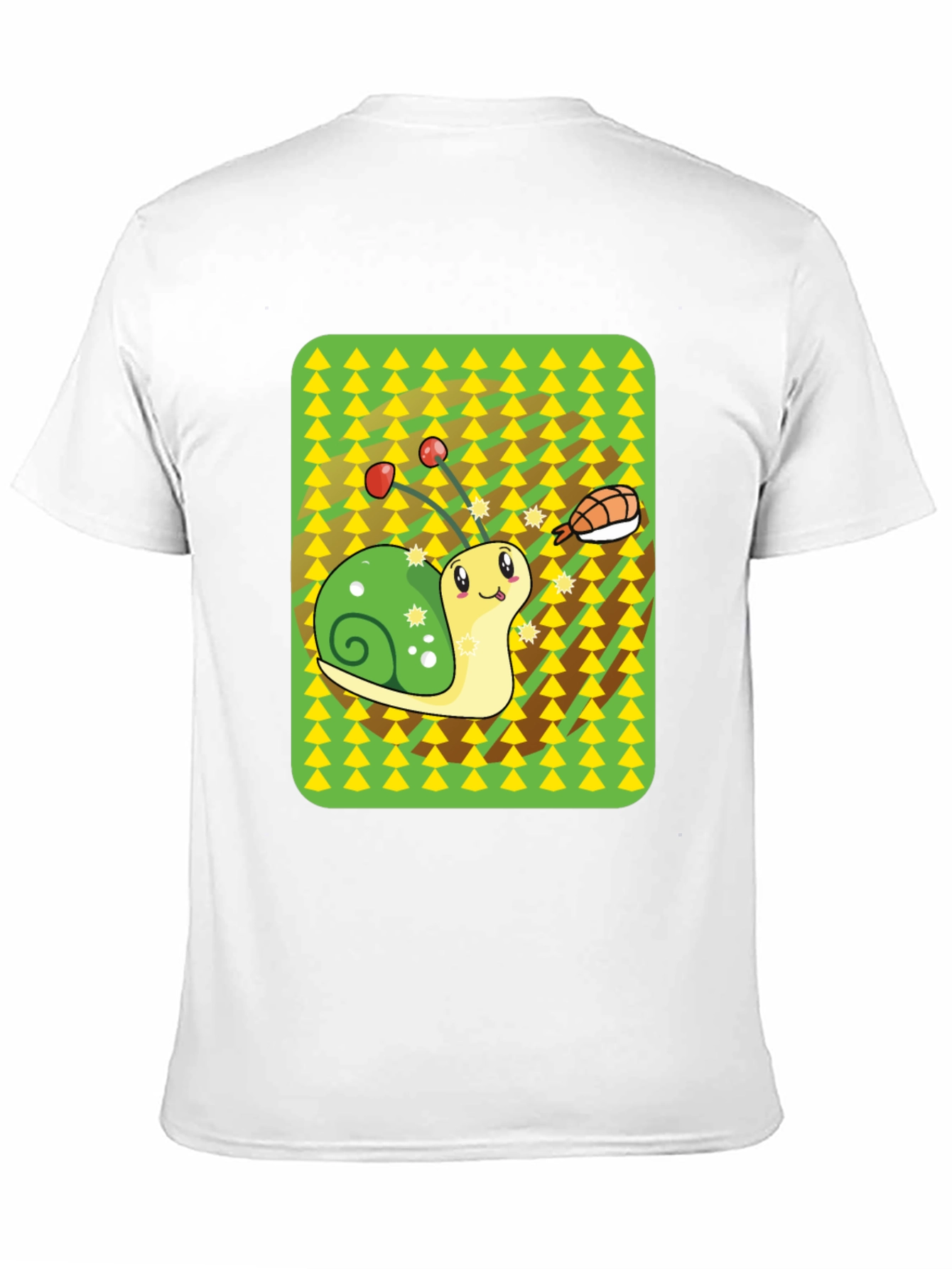 Black Snail Sushi Graphic Tee - Novelty T-Shirt view 11