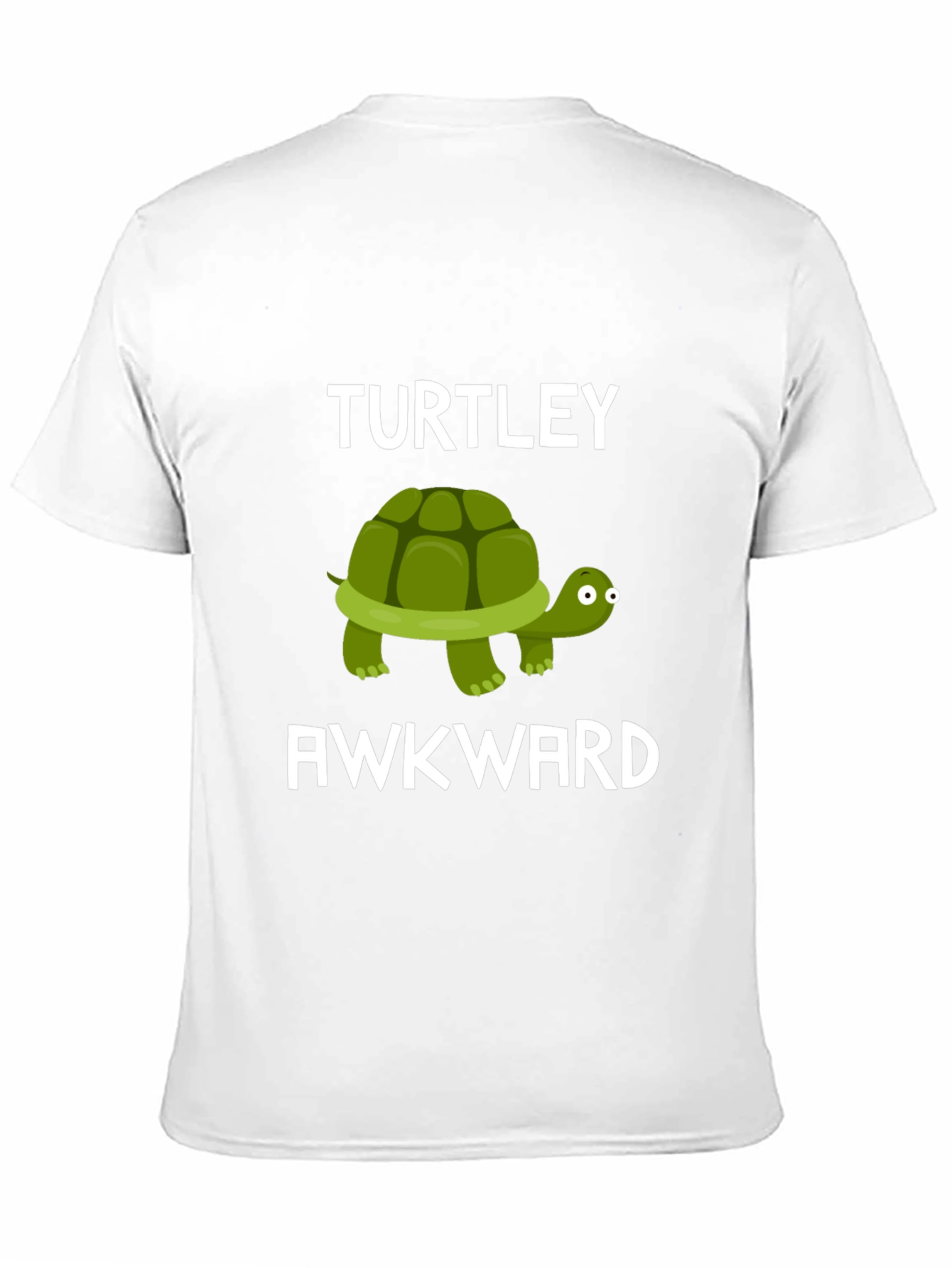 Black Turtley Awkward Funny Graphic T-Shirt view 11