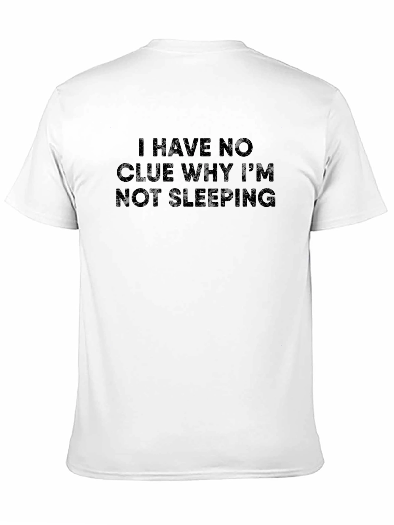 Black Humorous "I Have No Clue" T-Shirt view 11