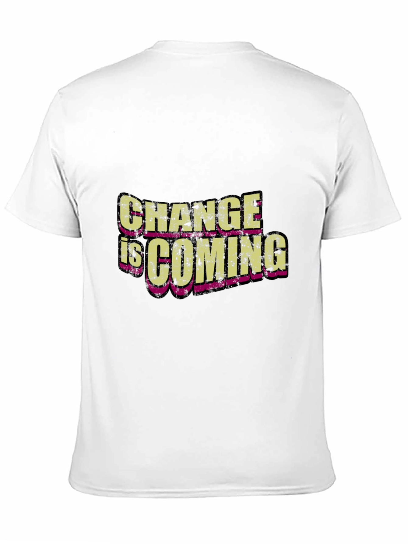 Black Change is Coming Black Graphic T-Shirt view 11