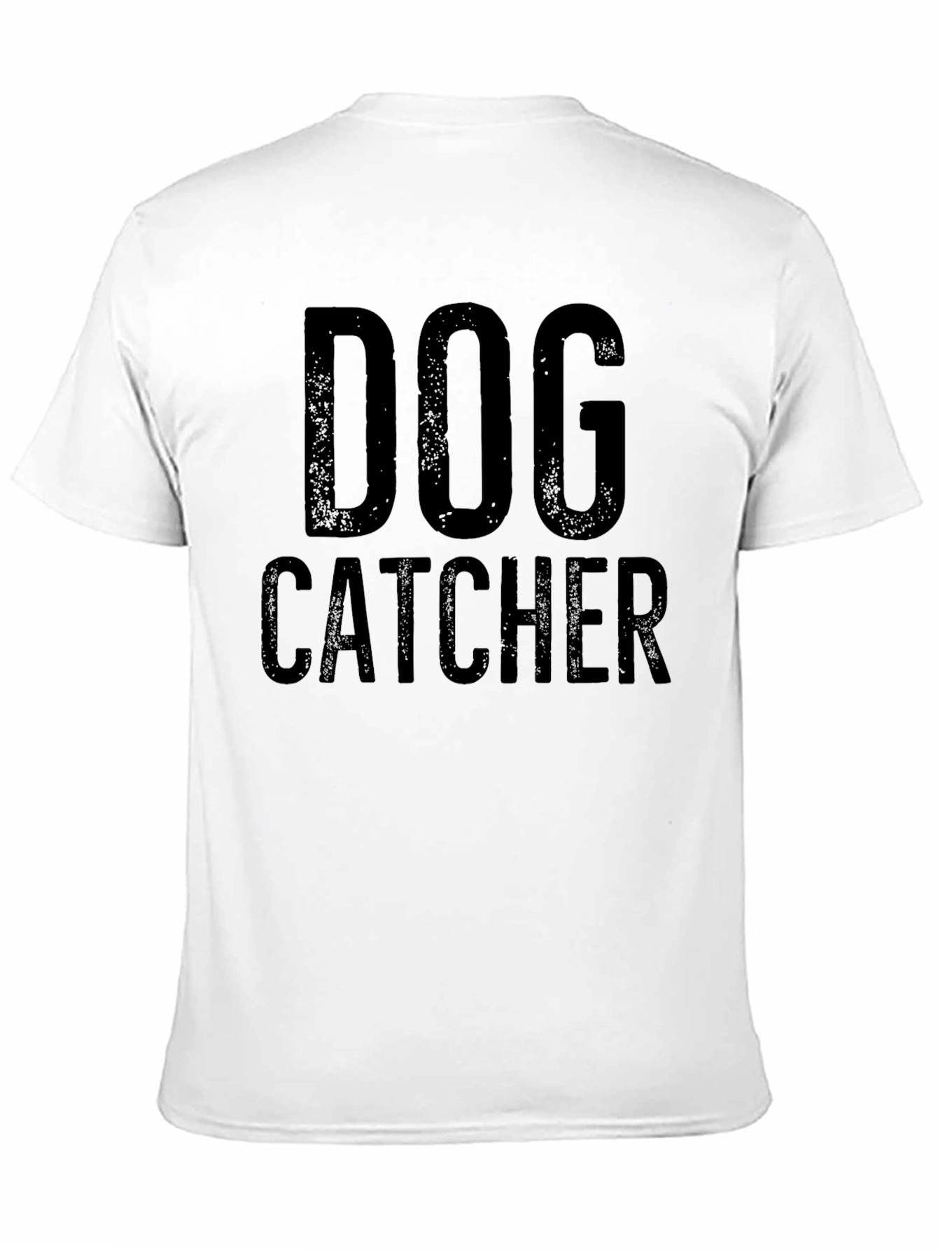 Black Dog Catcher T-Shirt - Funny Job Tee view 11