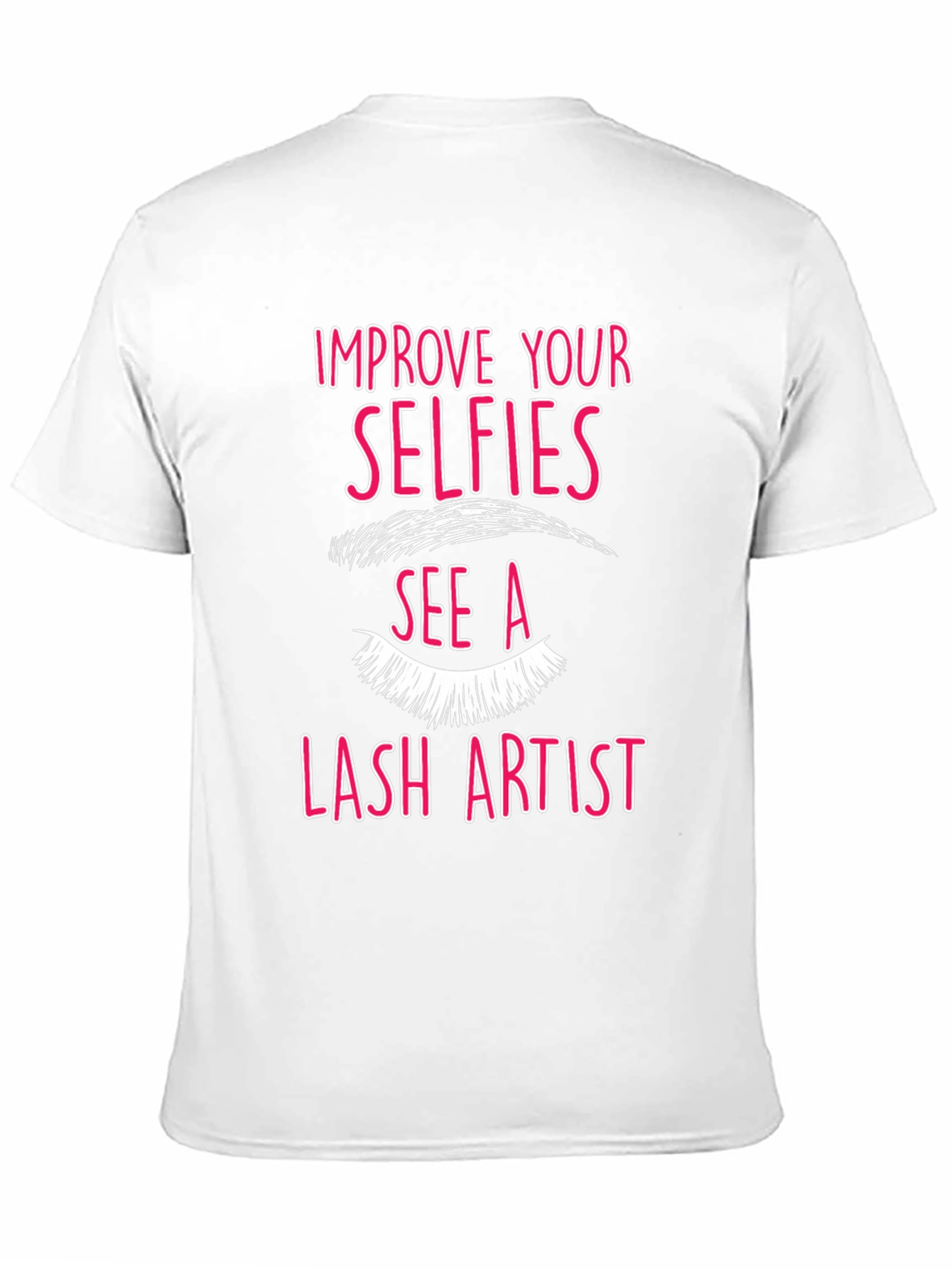 Black Selfie Lash Artist Graphic Tee - Black view 11
