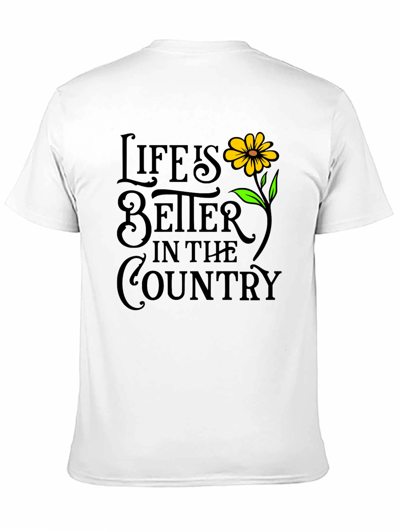 Black Life is Better in The Country T-Shirt view 11