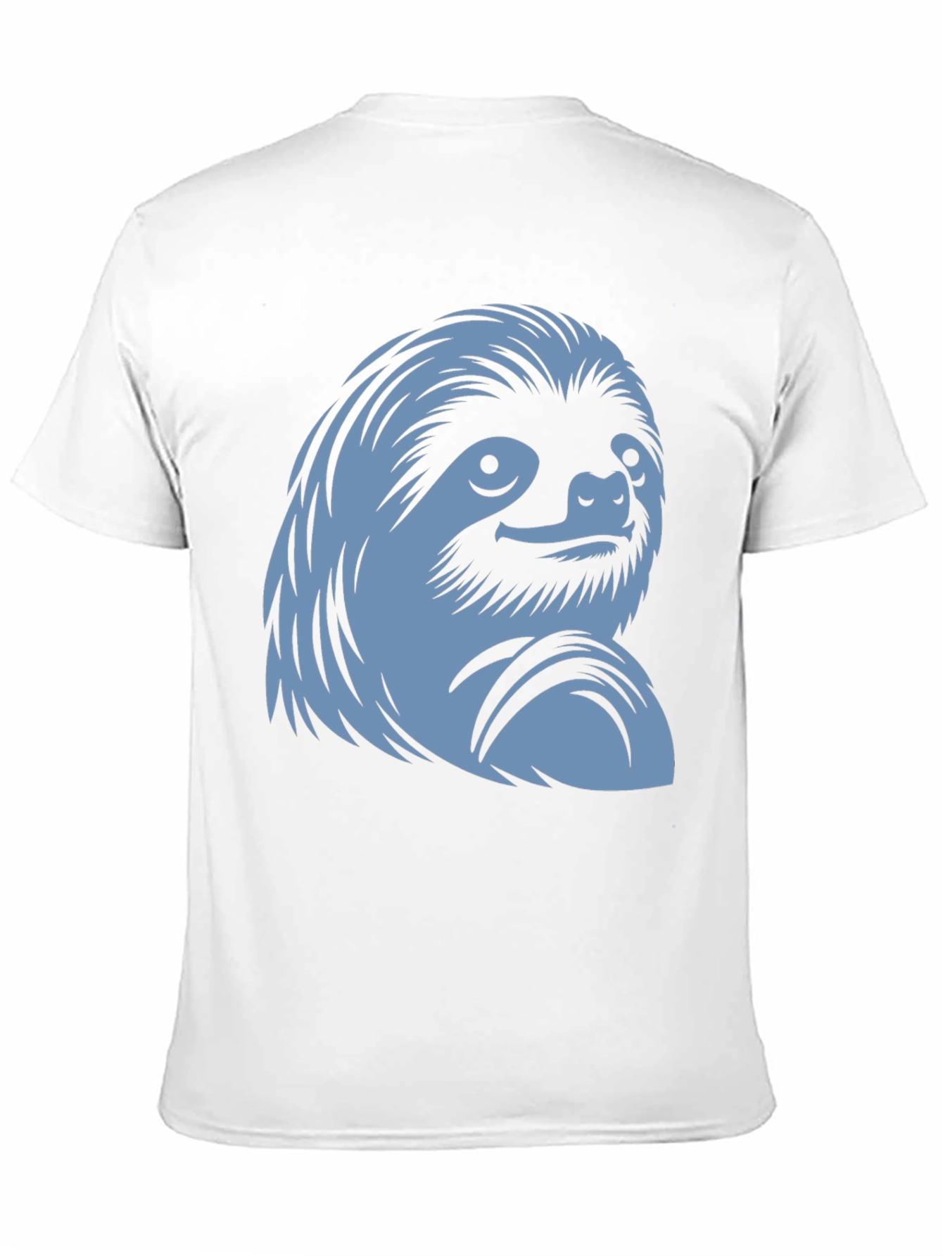 Black Sloth Graphic Tee - Black Cotton Casual Wear view 11