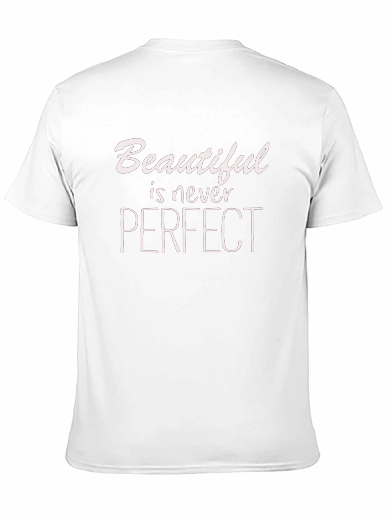Black Beautiful is Never Perfect Graphic T-Shirt view 11