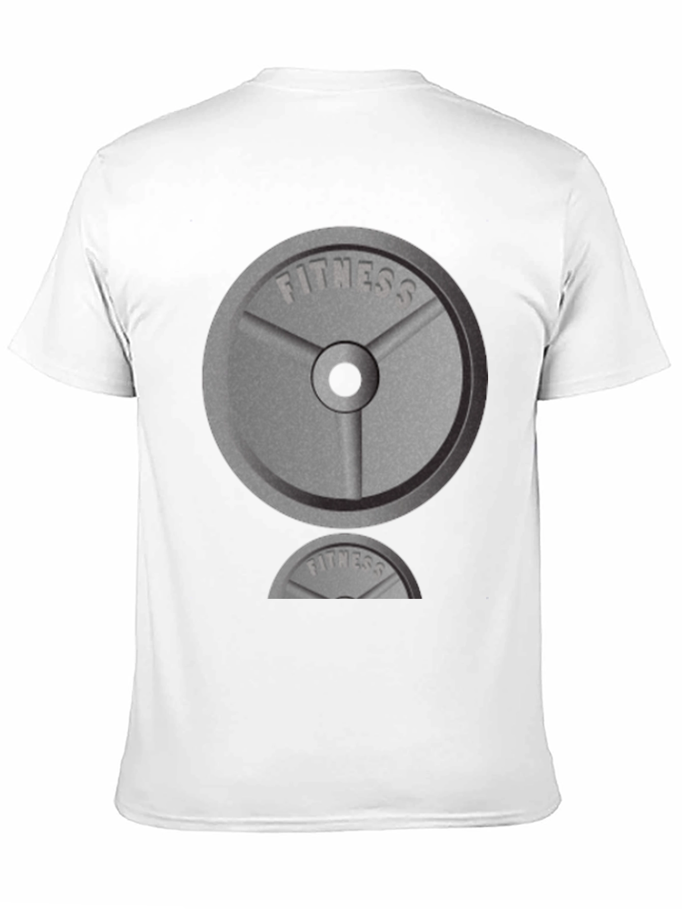 Fitness Weight Plate Graphic Tee - Gym Workout Shirt - 11