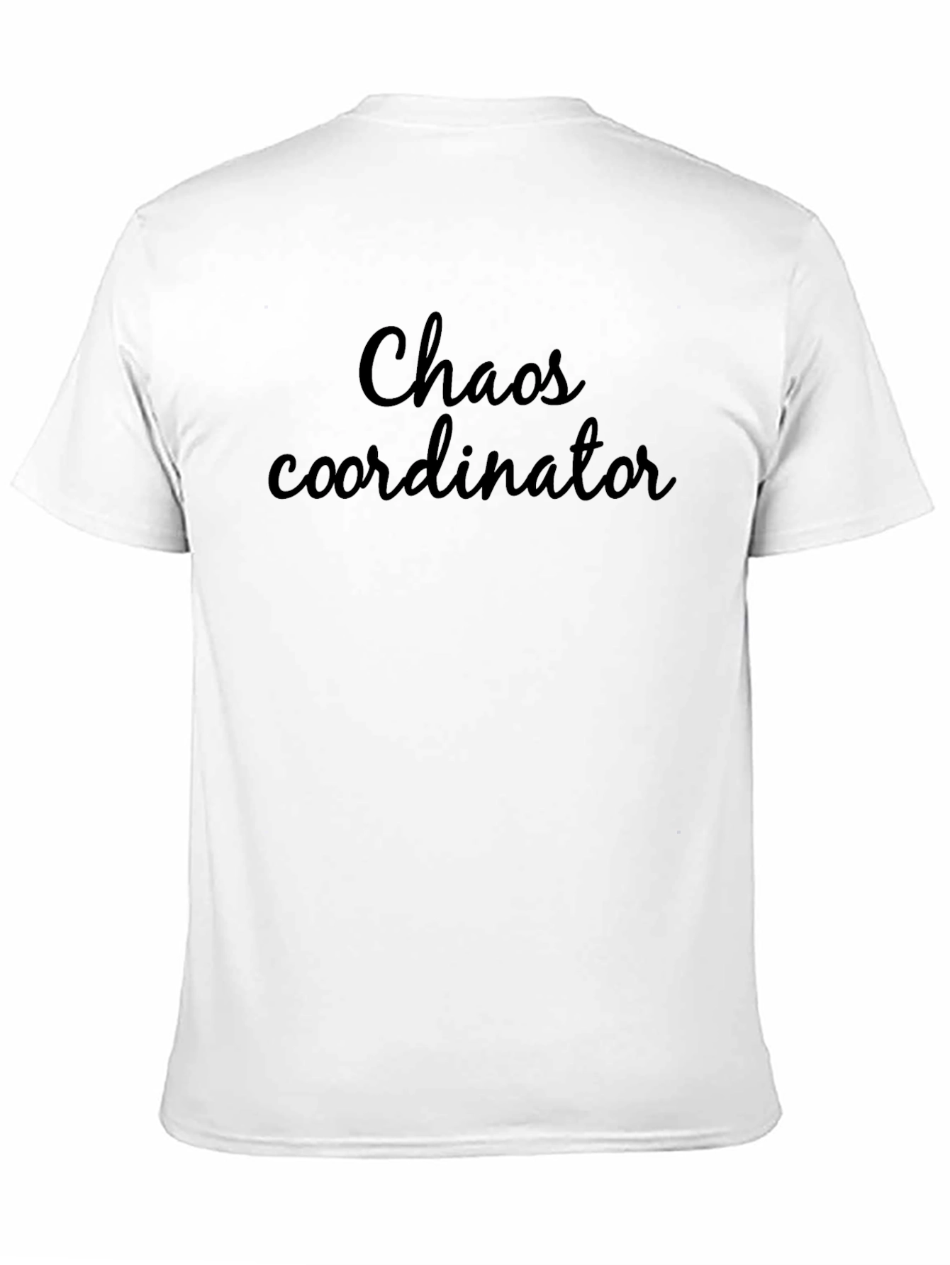 Black Chaos Coordinator Black T-Shirt view 11