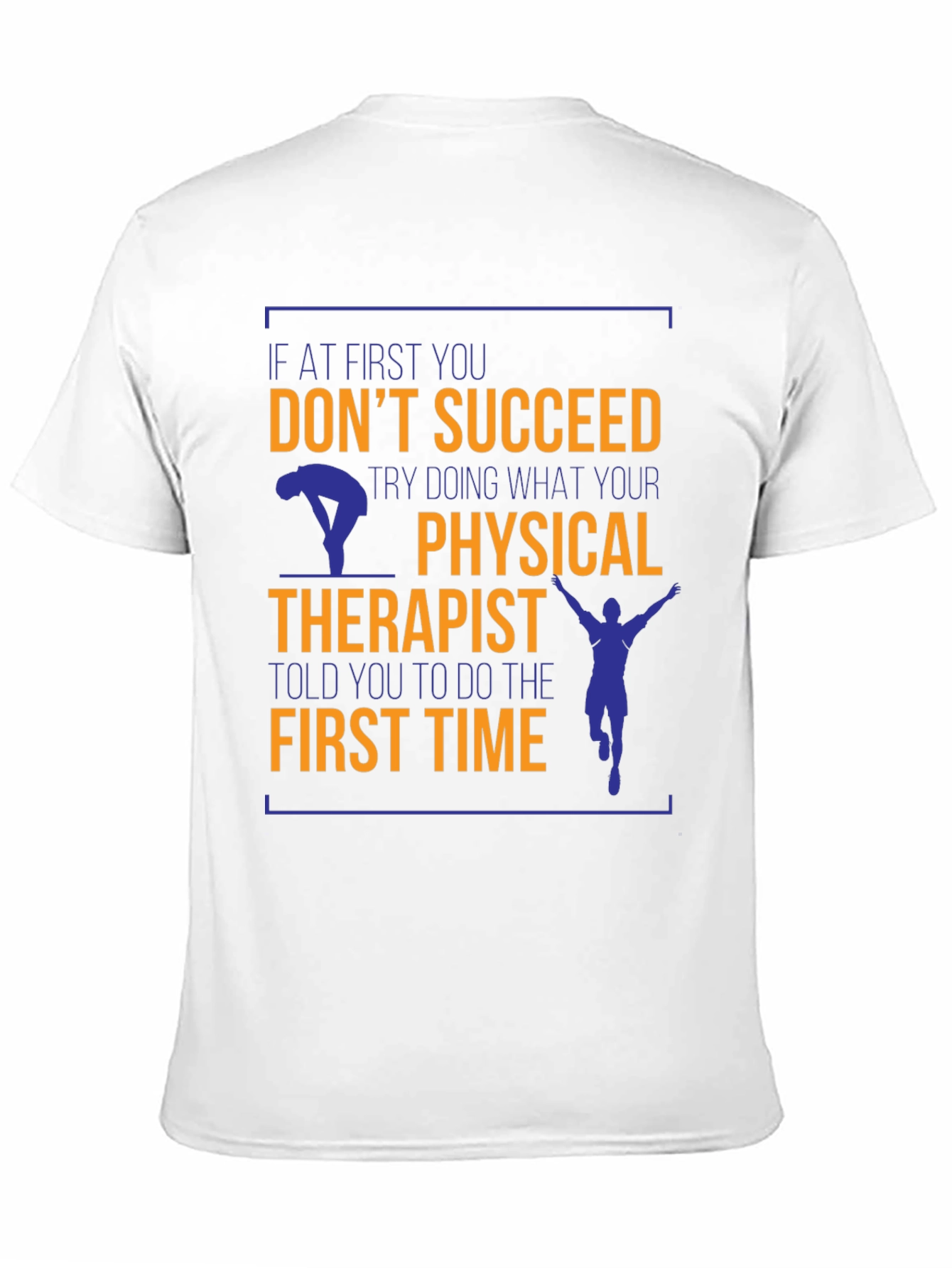 Black Funny Physical Therapist T-Shirt - If At First view 11