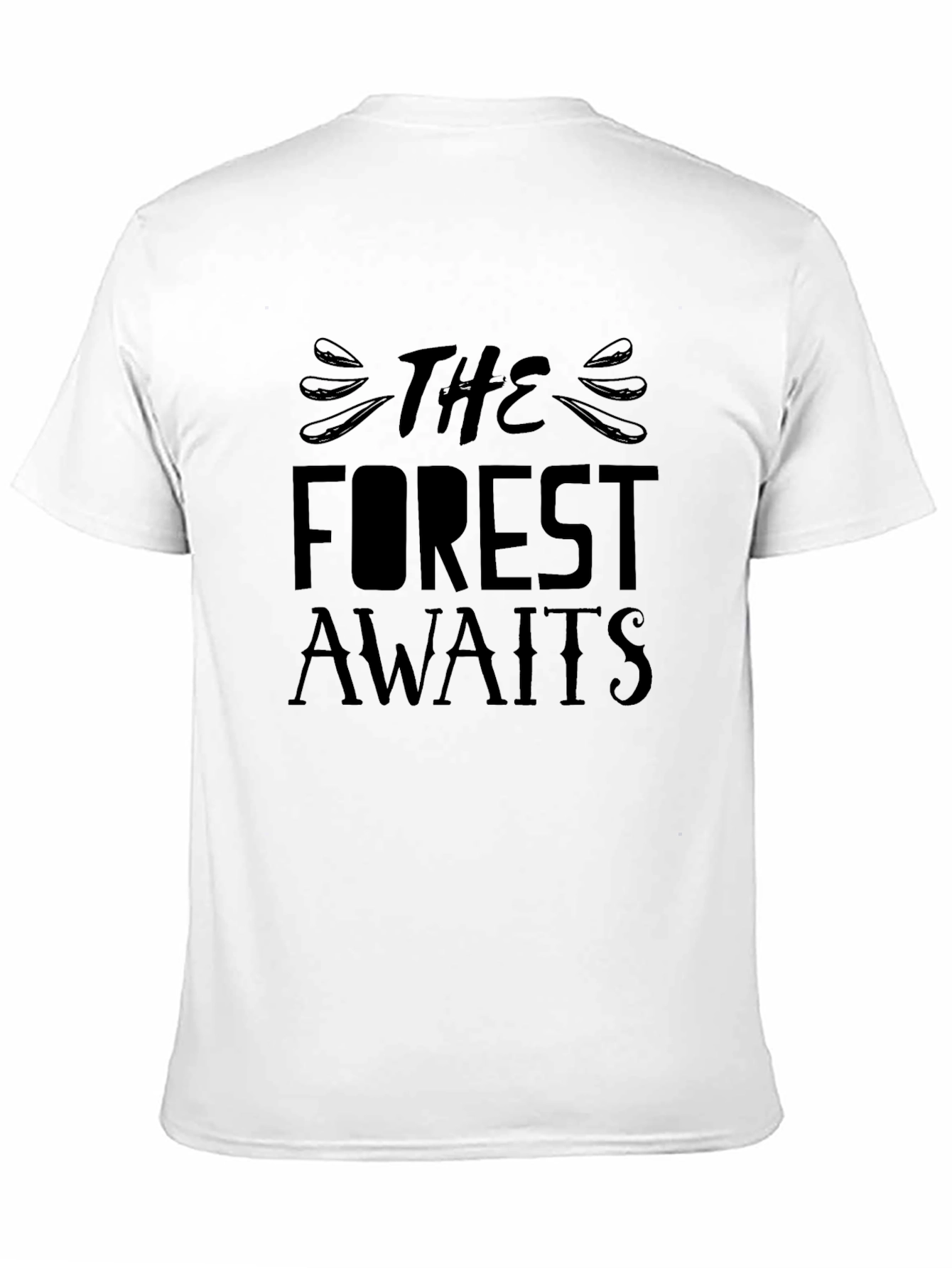 Black The Forest Awaits Black T-Shirt view 11