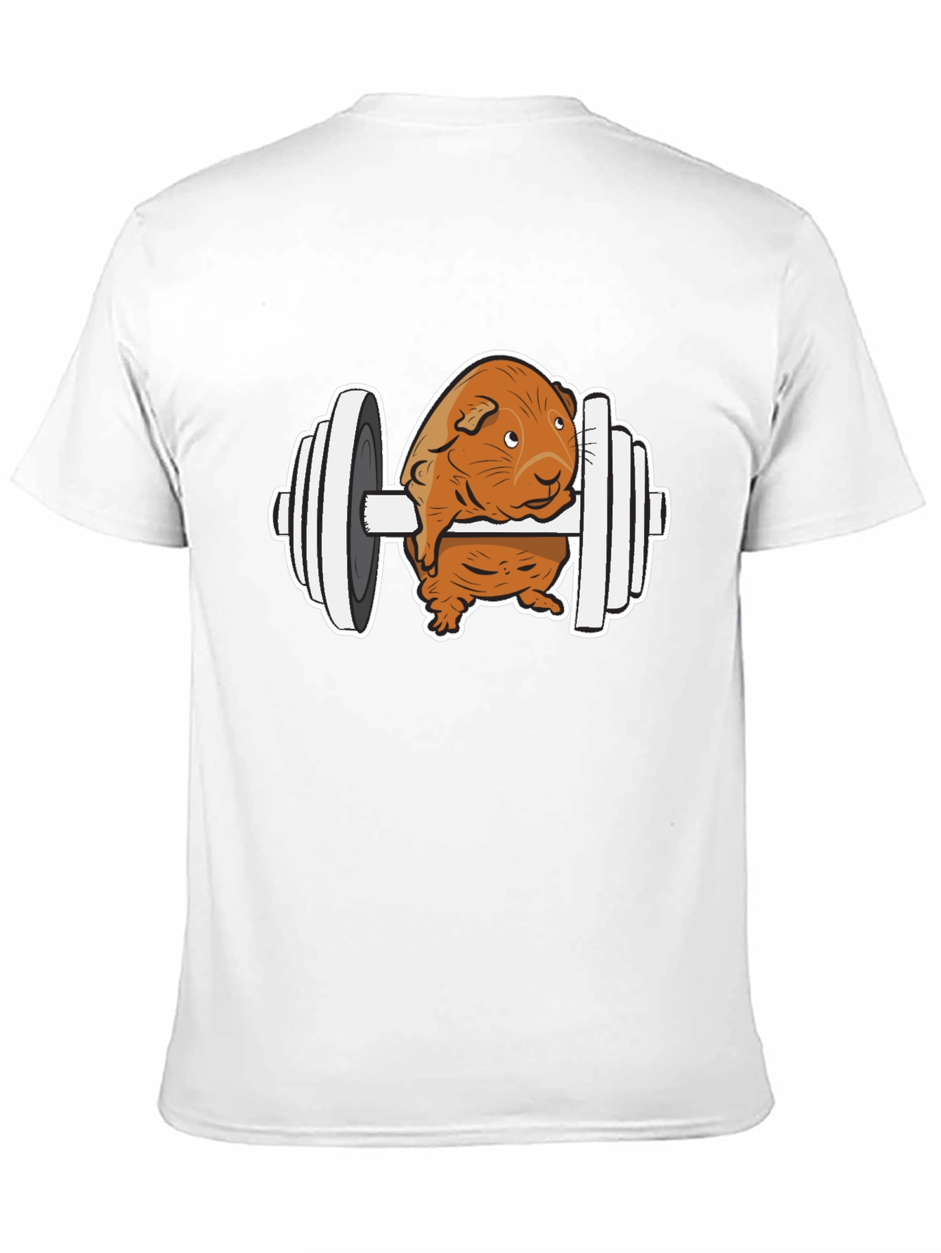 Black Guinea Pig Gym T-Shirt - Funny Workout Tee view 11