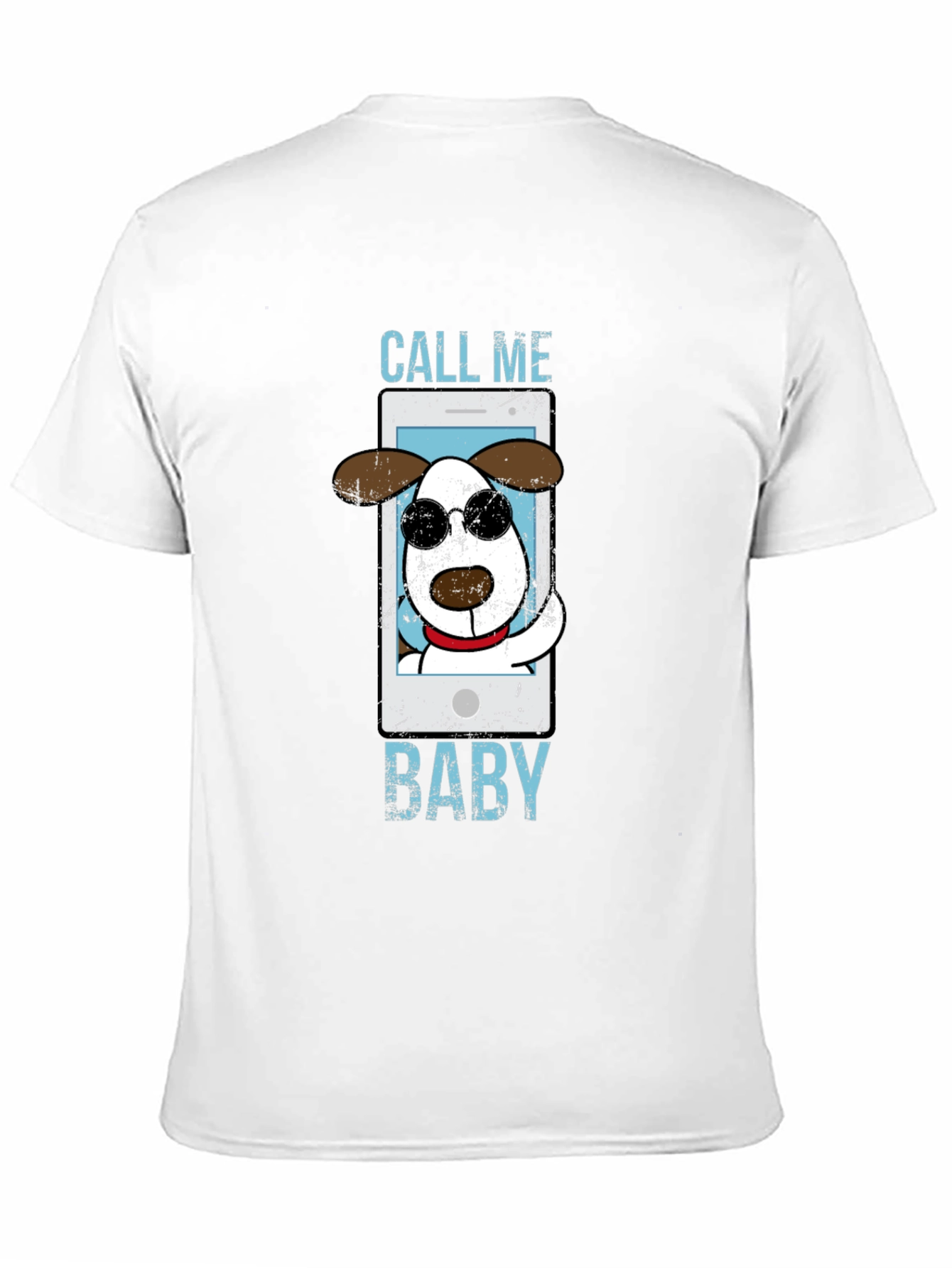 Black Call Me Baby Dog T-Shirt view 11