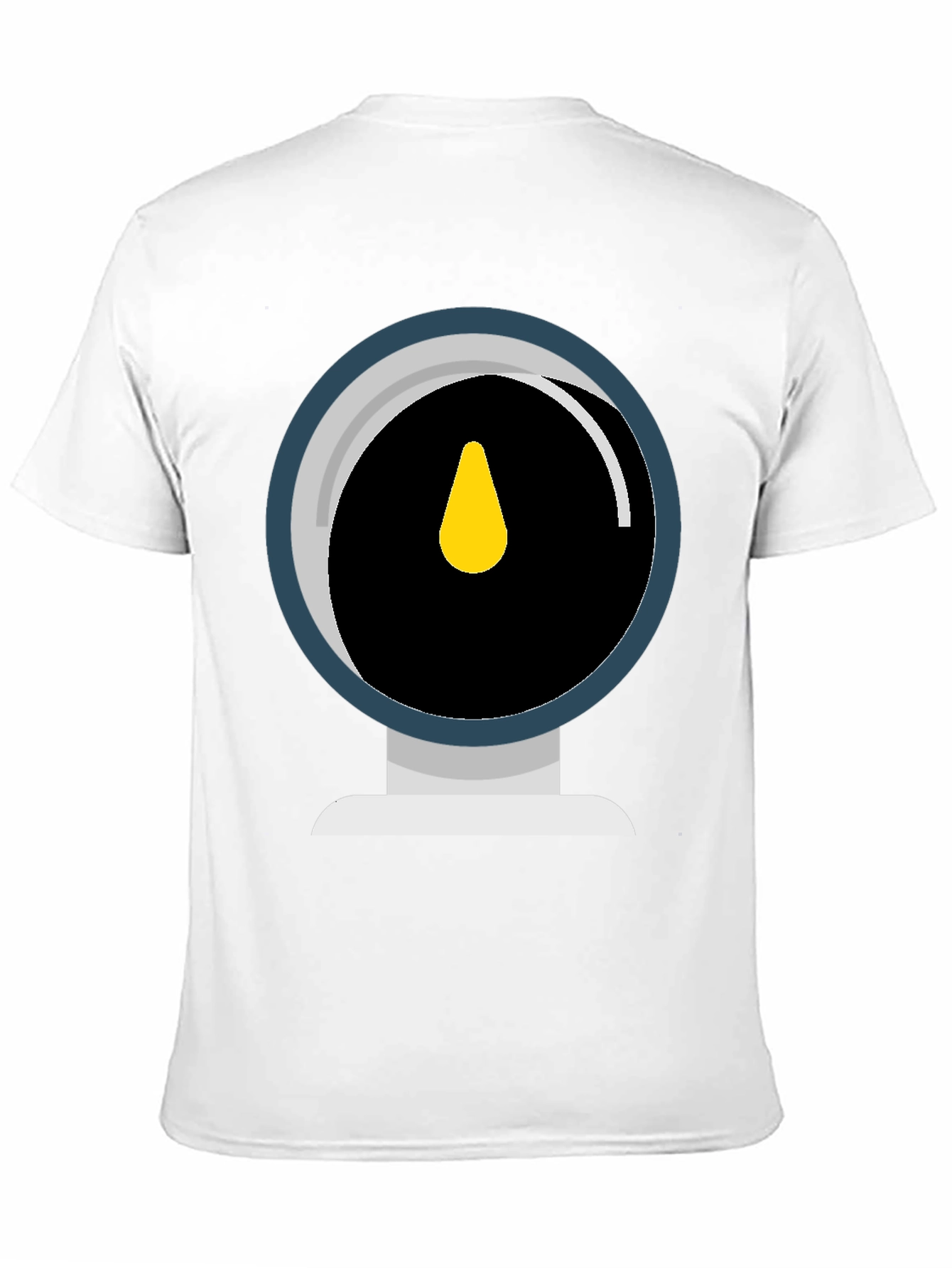 Black Gauge Graphic Tee - Cool Black T-Shirt view 11