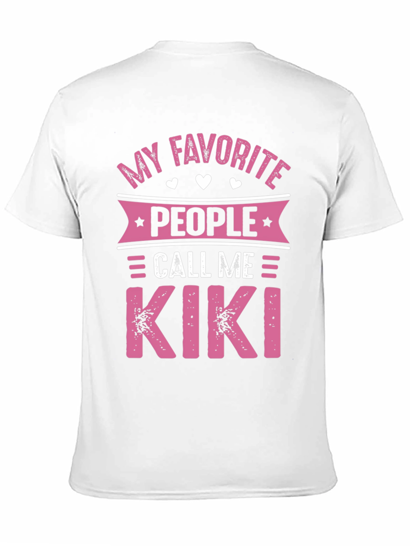 Black My Favorite People Call Me Kiki T-Shirt view 11